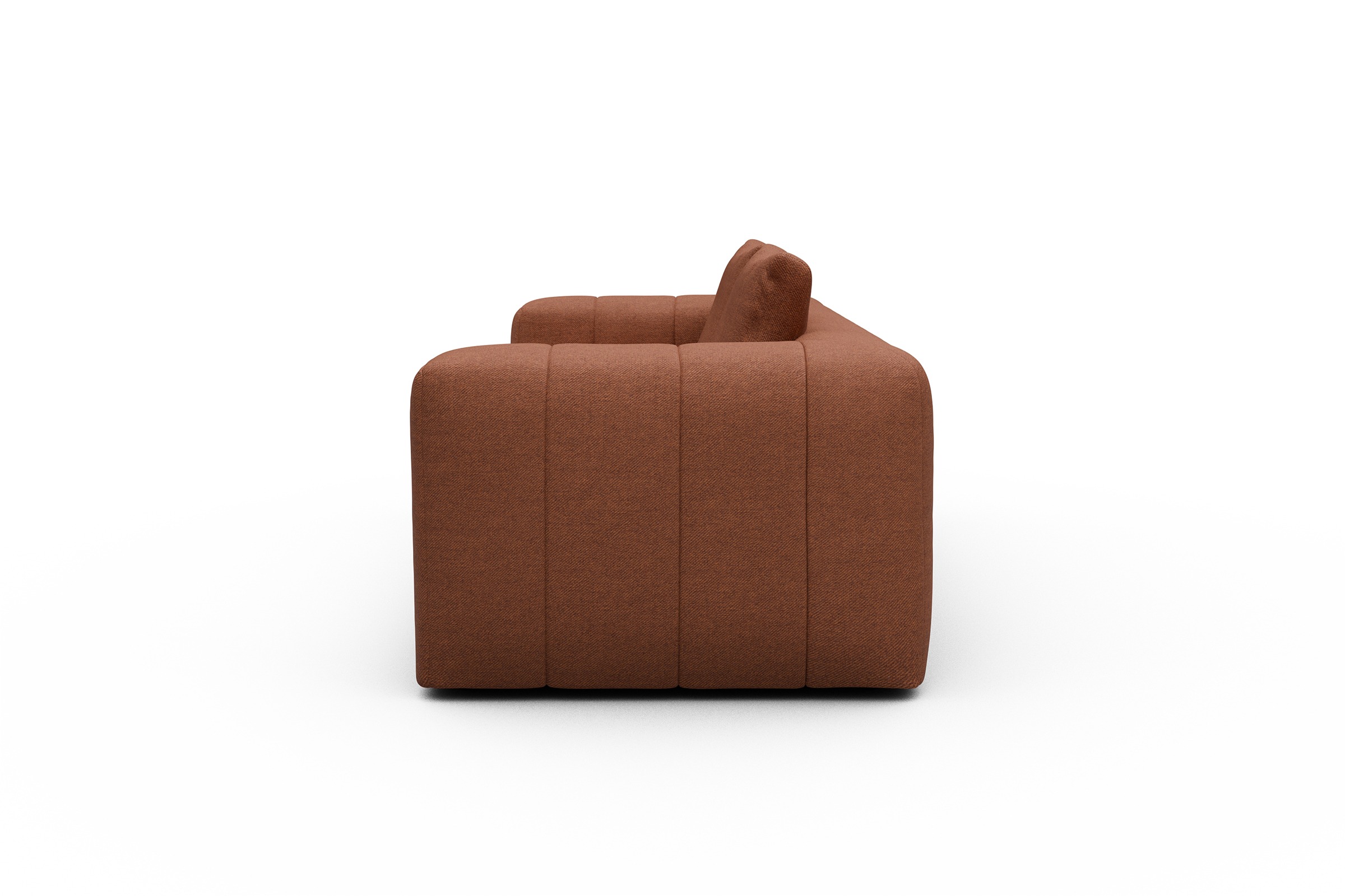 Sofa Hugo 3-Sitzer Weda-Rust