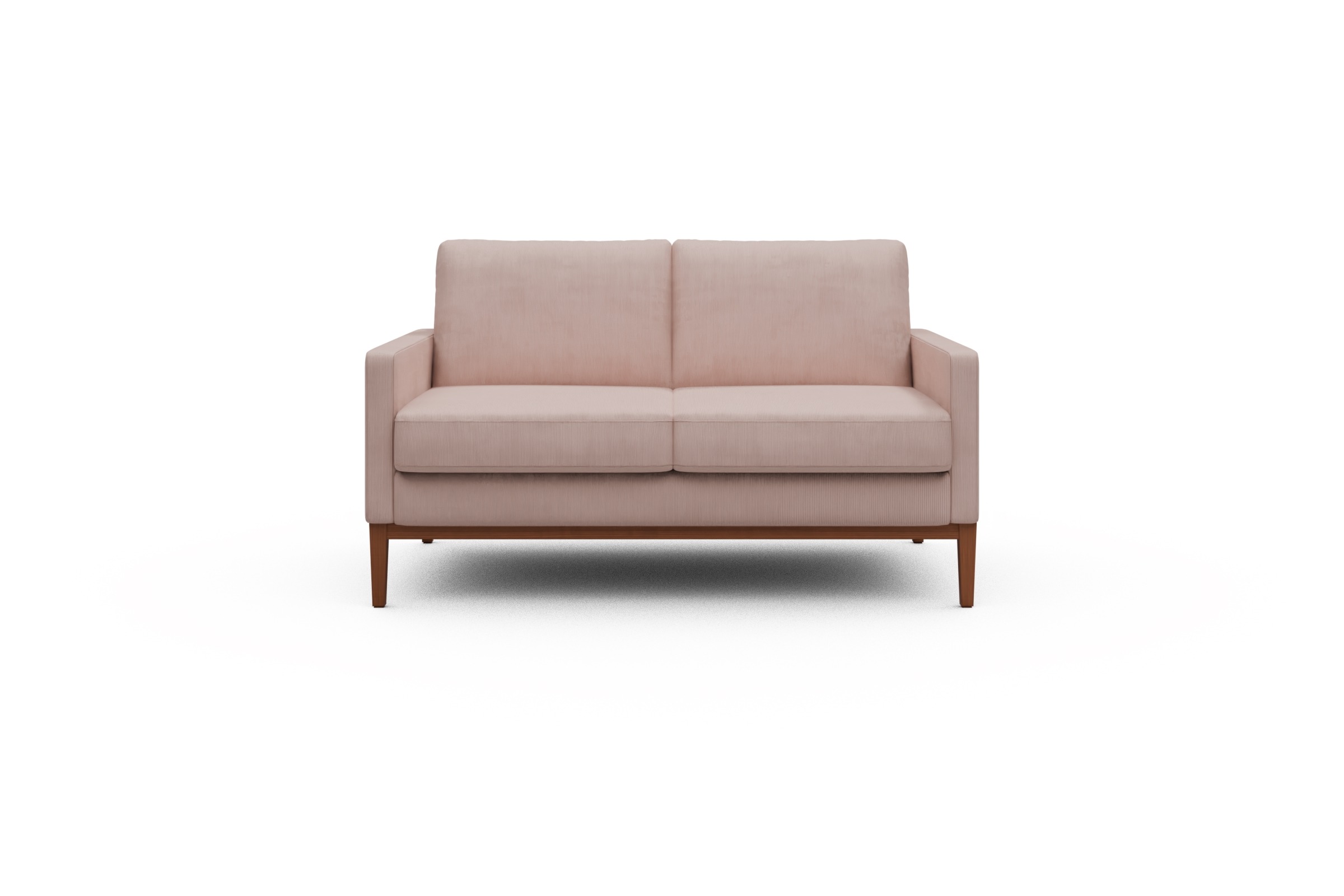 Skandi Home Sofa Bodo 2-Sitzer Cordufine-Blush moebelfaktor