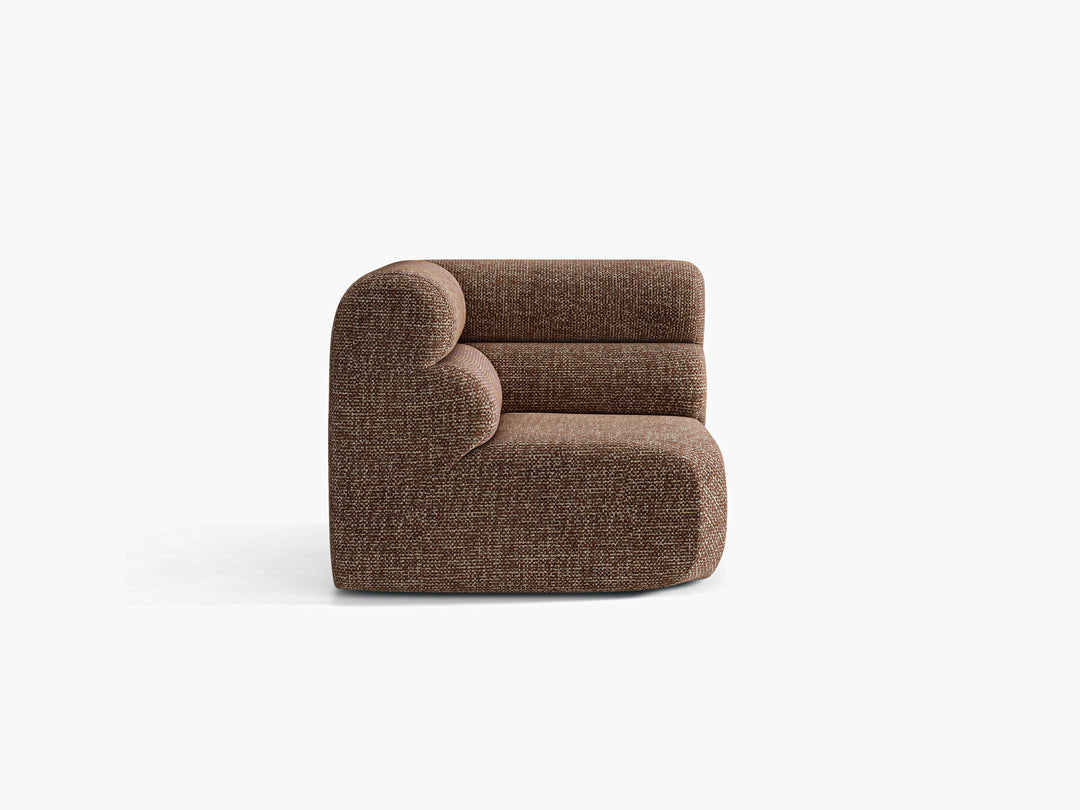 Micadoni Neo Eckmodul Chenille SILENCIO Braun