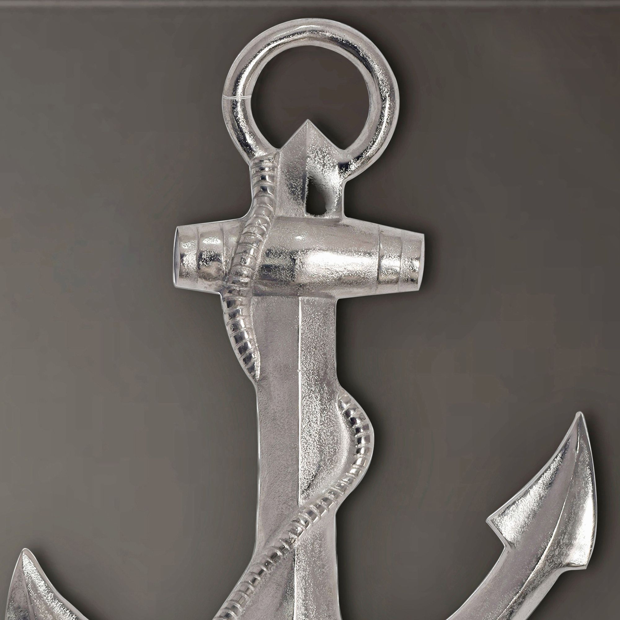 Wandobjekt Jessheim Aluminium Silber 47 × 4 × 70 cm