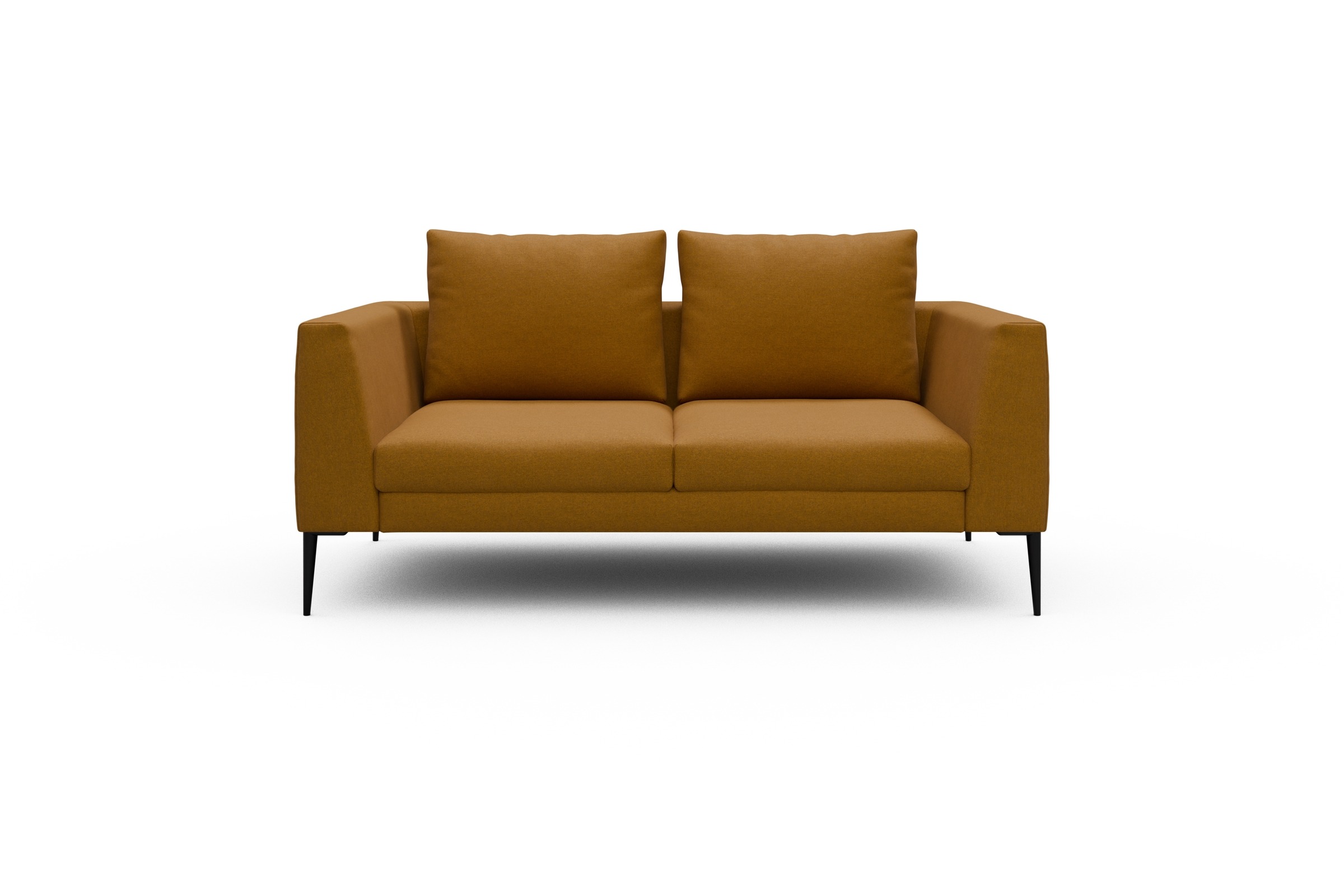 Skandi Home Sofa Paul 2-Sitzer Satya-Ocre moebelfaktor