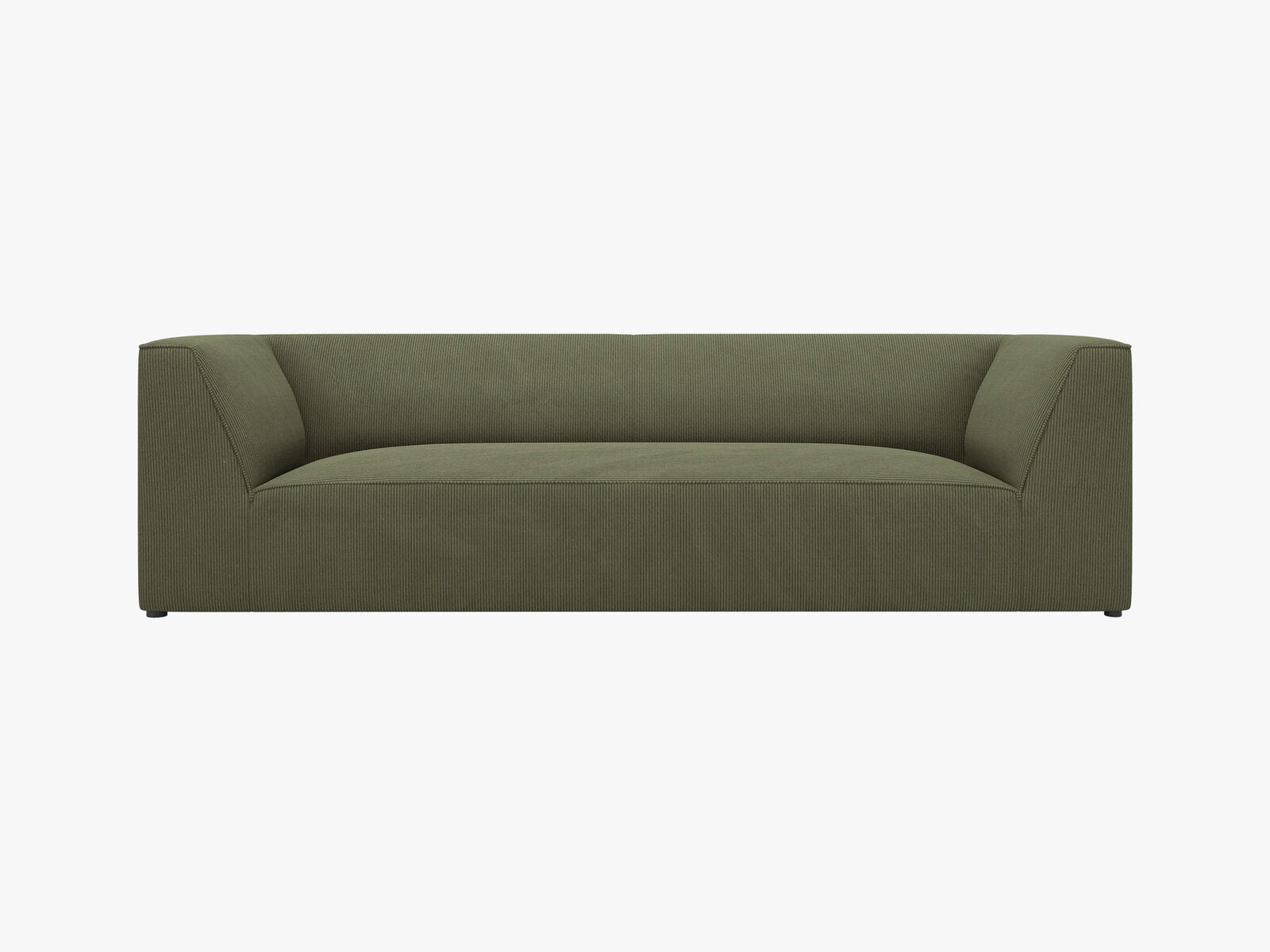 Micadoni Sofa Ruby 3-Sitzer Kord Scala Grün