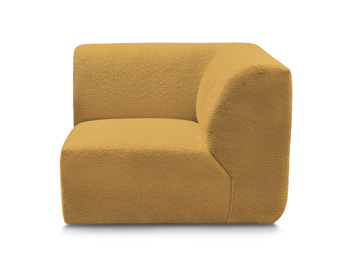 Bobochic Anda Sofa 1-Sitzer Chenille Gelb