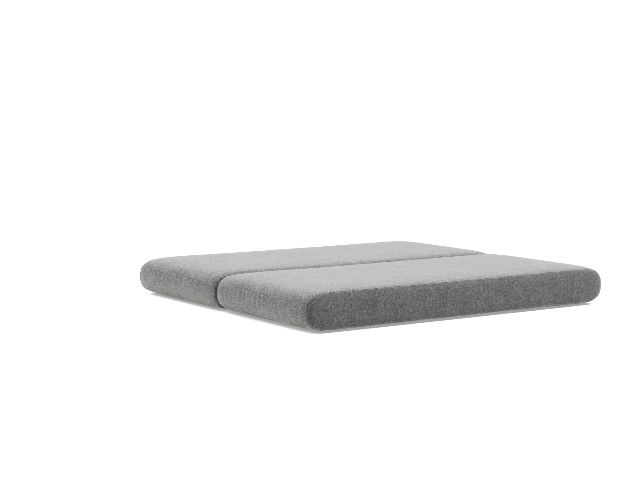 Tagesbett Circlus mit Rückenrollen Strukturierter Stoff Twist 563-Charcoal