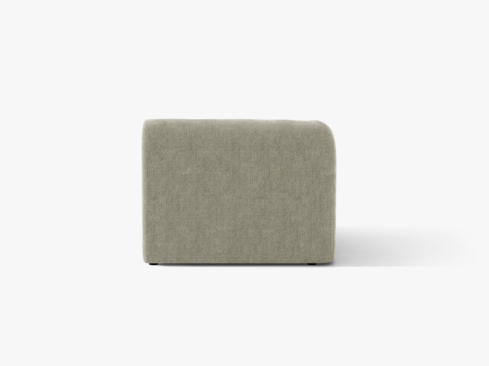 Micadoni Eckmodul Miley 1-Sitzer Chenille Eden Dunkelbeige Links