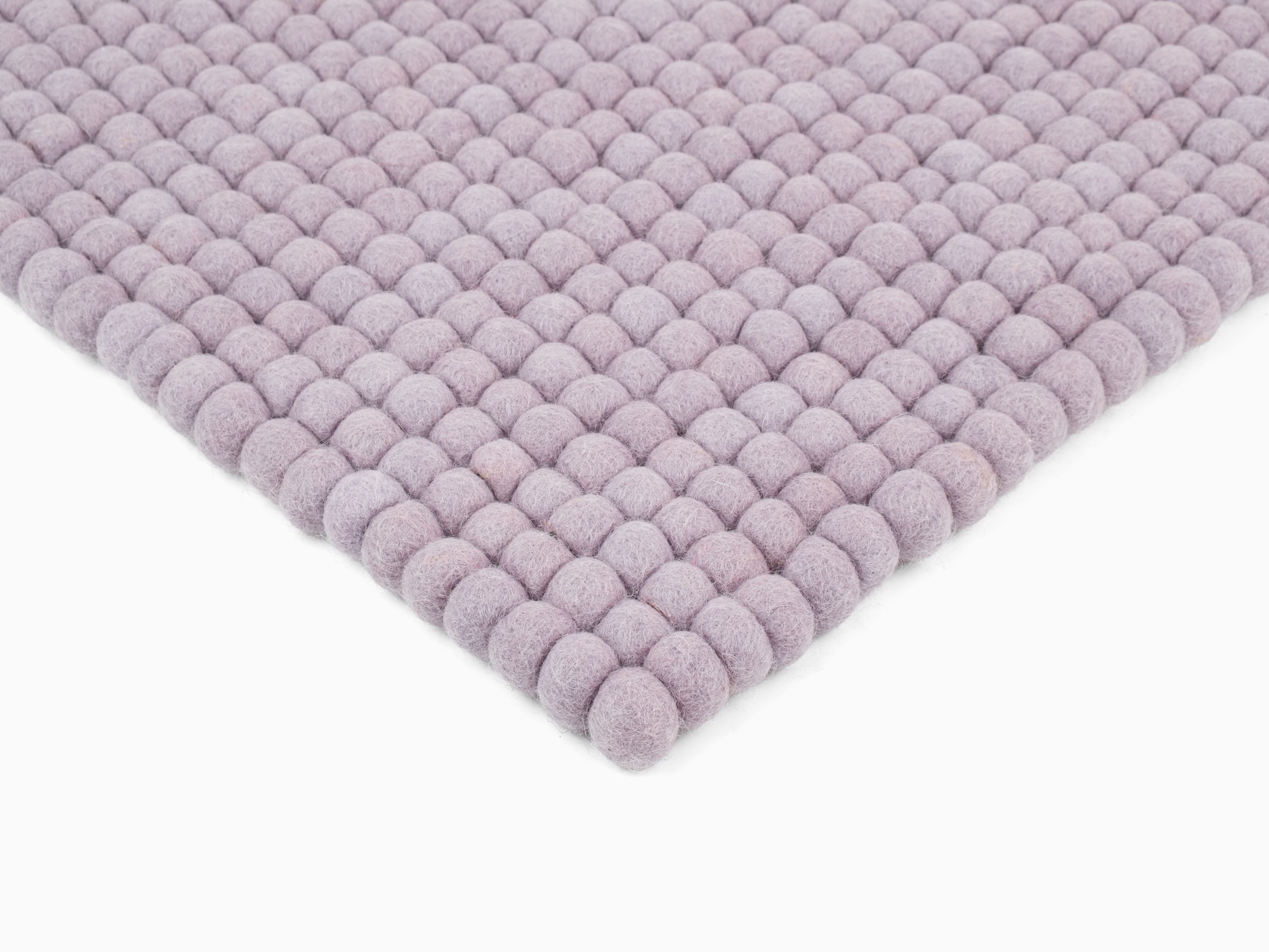 myfelt Marla Filzkugel-Sitzauflage Hellviolett 36 x 36 cm