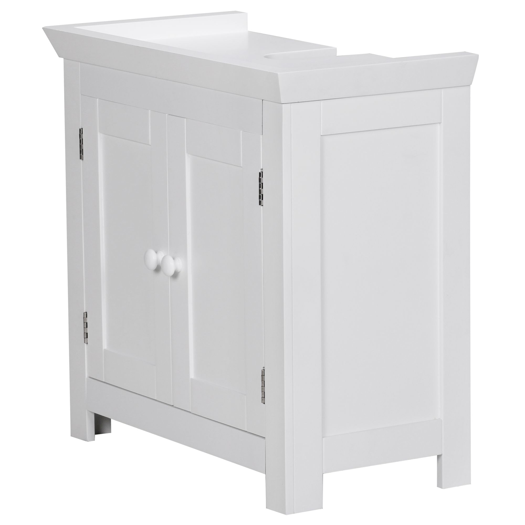 Waschbeckenschrank Hemsedal Weiß 57 × 30 × 55,5 cm