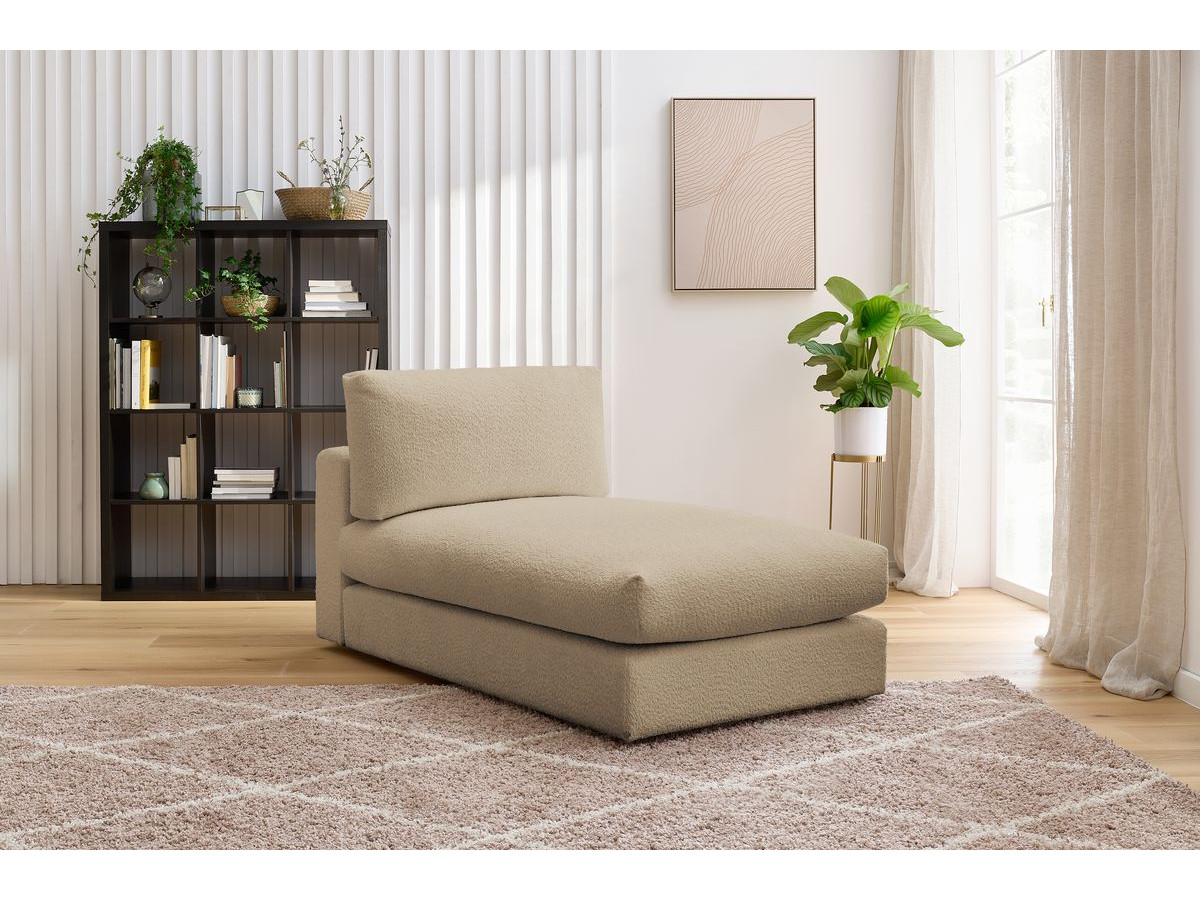 Bobochic Paris Méridienne-Modul Bouclé-Stoff Braun