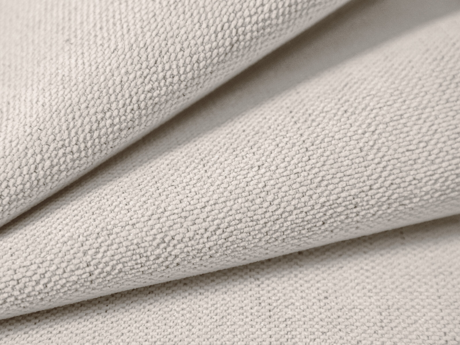 Micadoni Sofa Victor 3-Sitzer mit Schlaffunktion Strukturierter Stoff Helles Beige