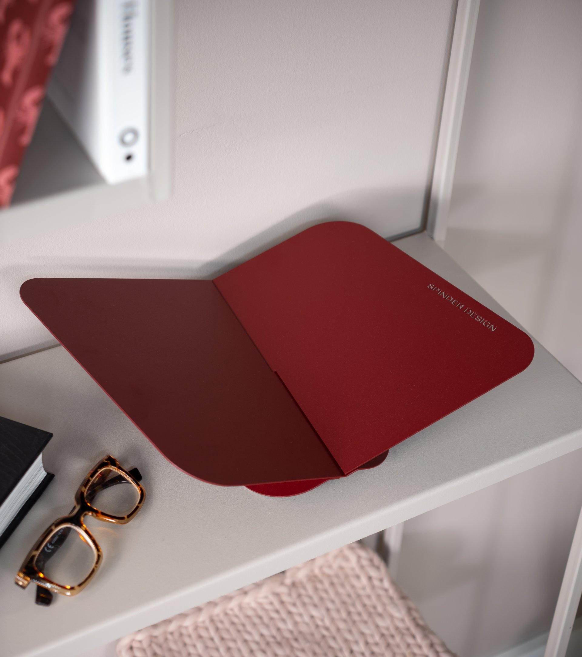 Spinder Design Bücherregal Atalanta Burgundy