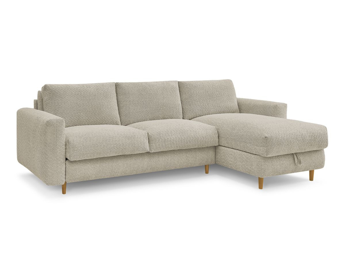 Bobochic Cocoone Ecksofa mit Schlaffunktion und Bettkasten
