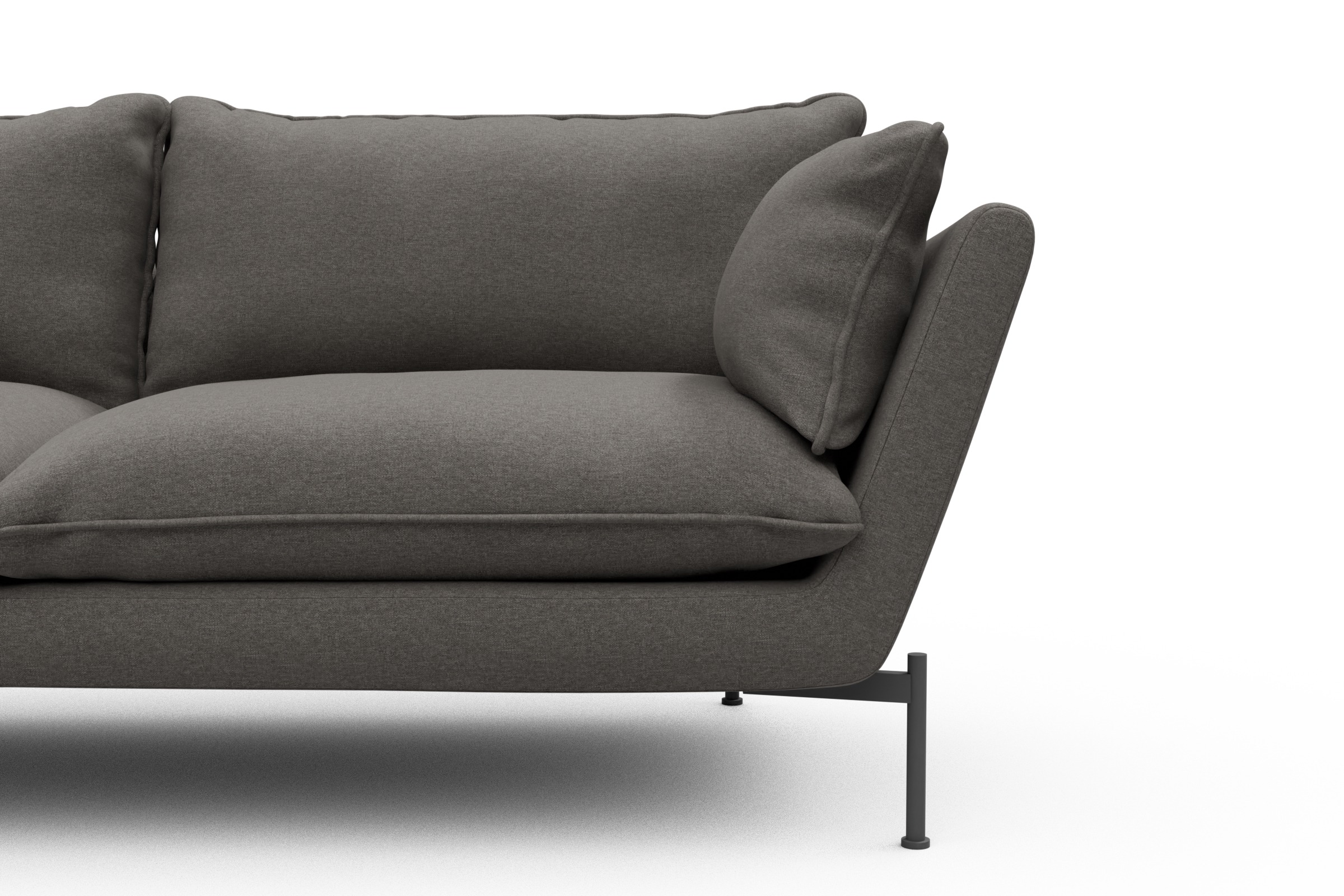 Sofa Anton PREMIUM 2-Sitzer Satya-Taupe