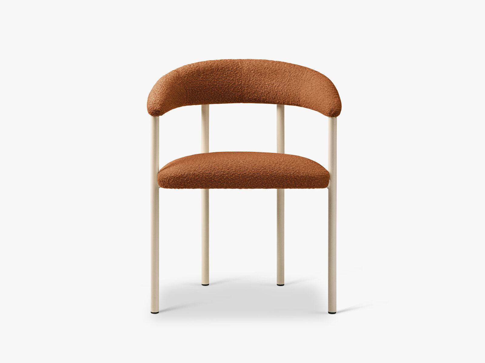 Micadoni Stuhl Lea Boucle Baloo Terrakotta Creme