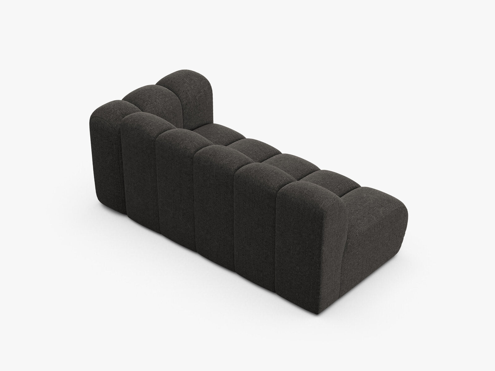 Micadoni Modul Lupine 3-Sitzer Chenille Eden Dunkelgrau Rechts