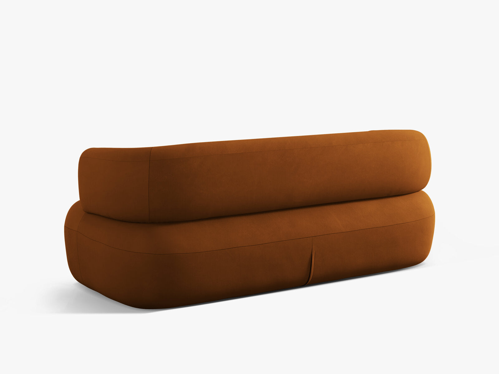 Micadoni Sofa Jenny 2-Sitzer Samt Salvador Terrakotta