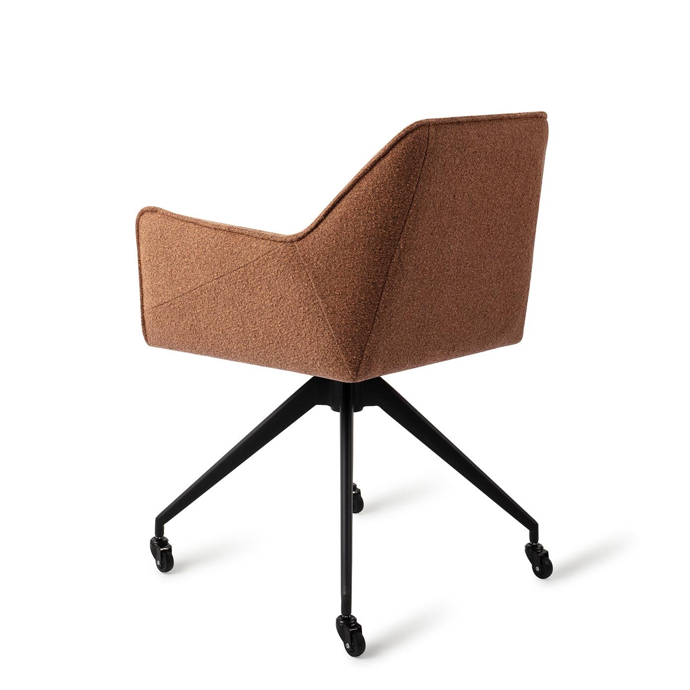 Jesper Home Esszimmerstuhl Tome Cinnamon Bun Glide Schwarz