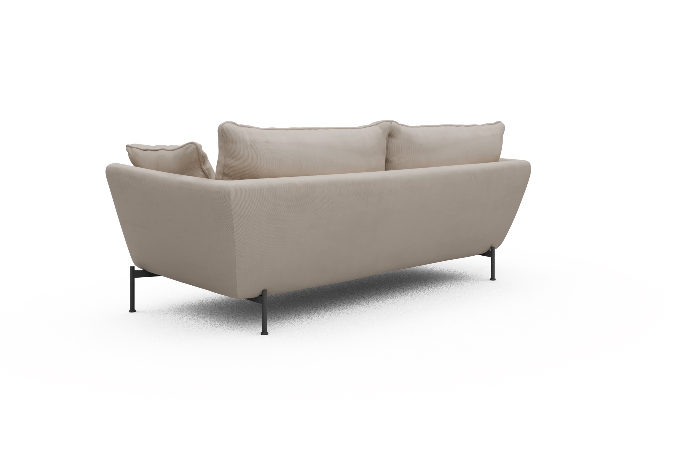 Sofa Anton PREMIUM 3-Sitzer Cordufine-Off-White