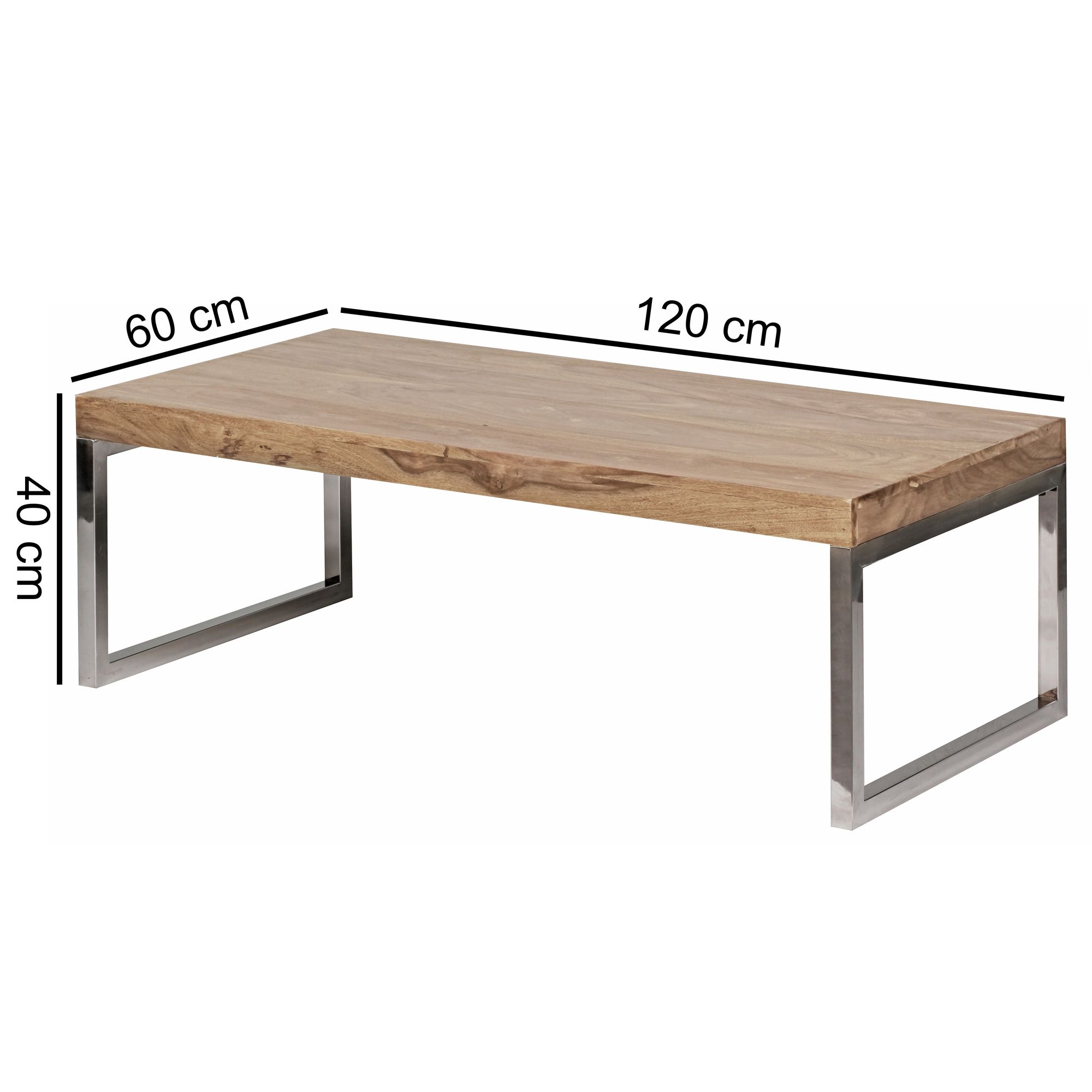 Couchtisch Alta Akazie Massivholz