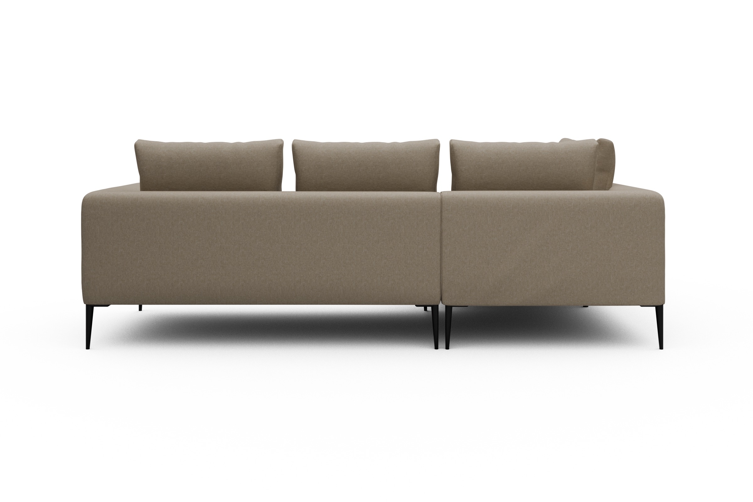 Ecksofa Paul Relax-Ecke links mit 2-Sitzer Satya-Natural
