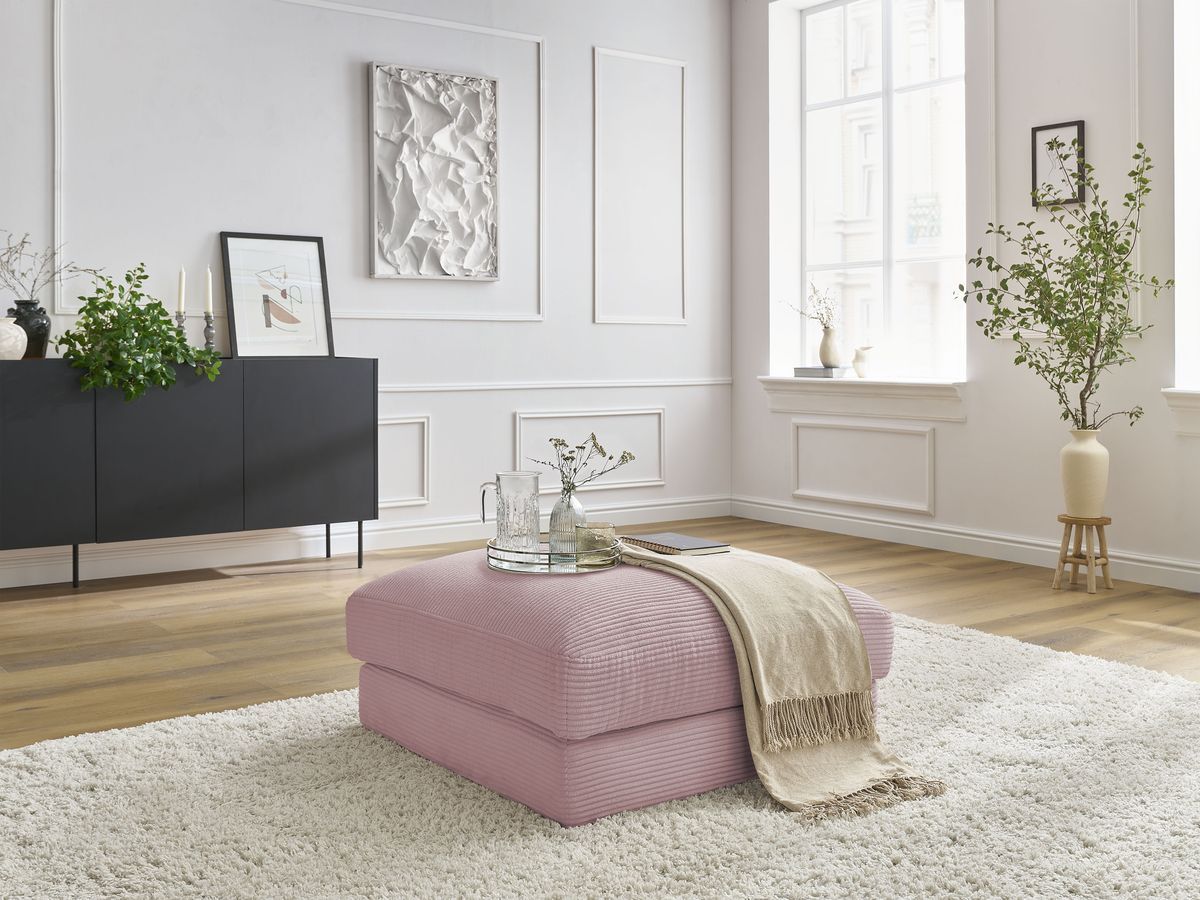 Bobochic Leonard Pouf Cordsamt Violett