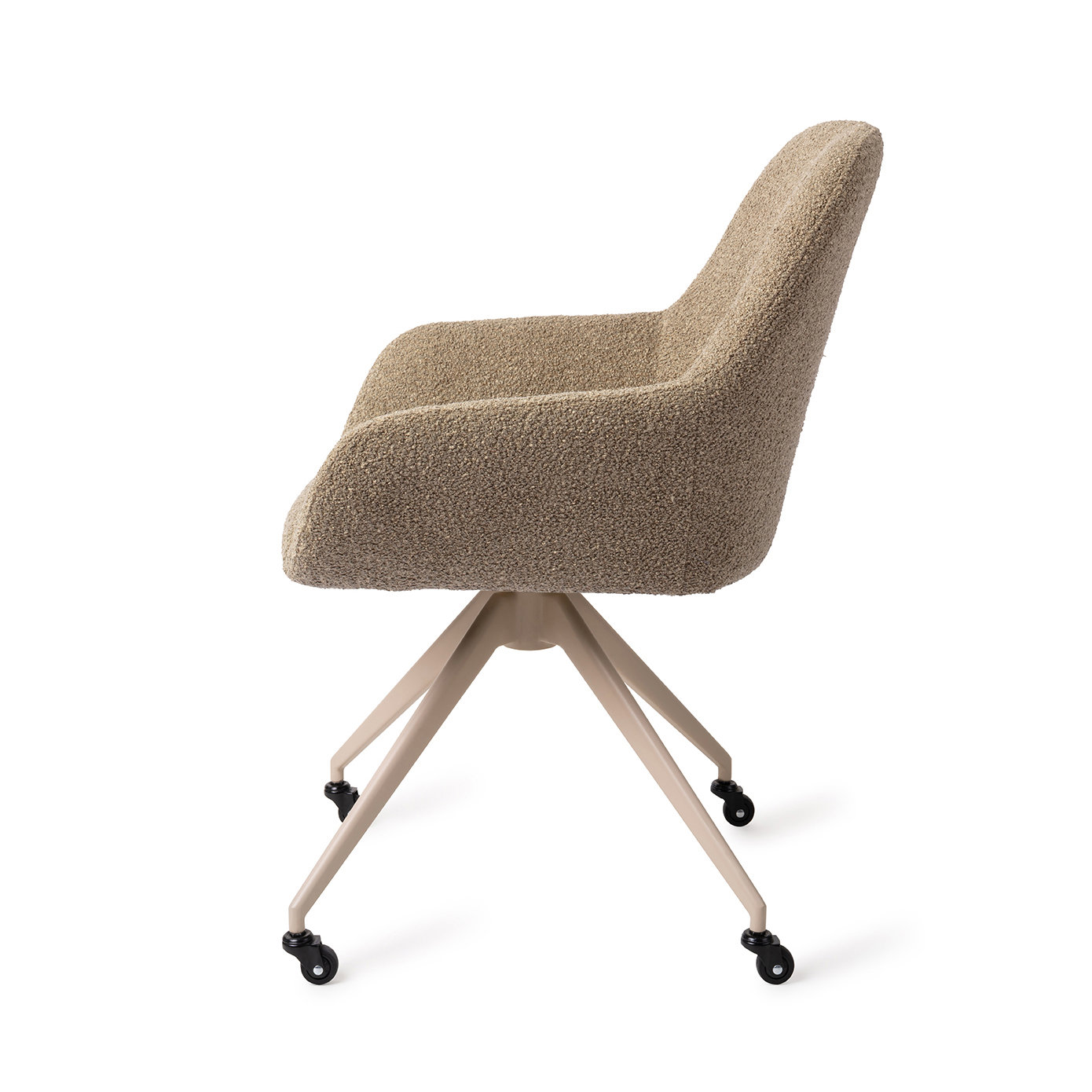 Jesper Home Esszimmerstuhl Kushi Moss Meadow Glide Beige