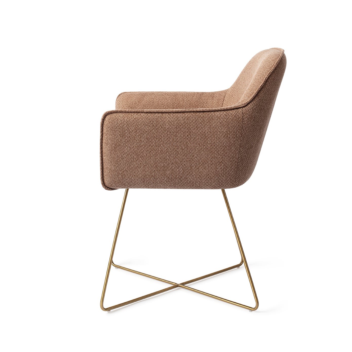 Jesper Home Esszimmerstuhl Hofu French-Toast Cross Gold