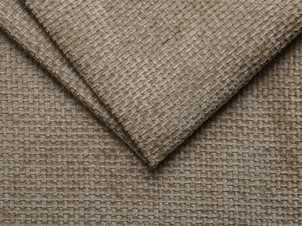 Cosmopolitan Design Ecksofa Chicago 4-Sitzer Chenille Eden Dunkelbeige Rechts