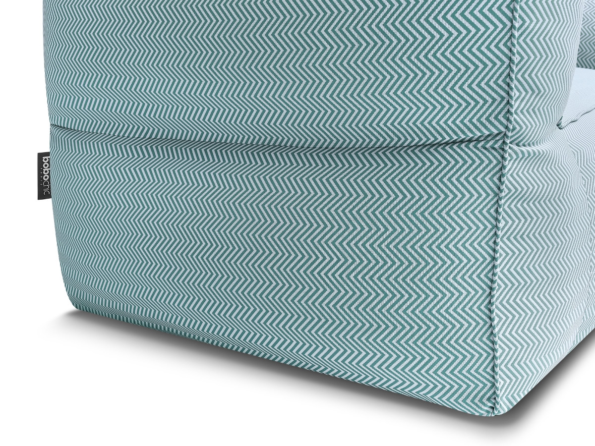 Bobochic Nour Gartensofa 2-Sitzer Stoff Dunkelblau