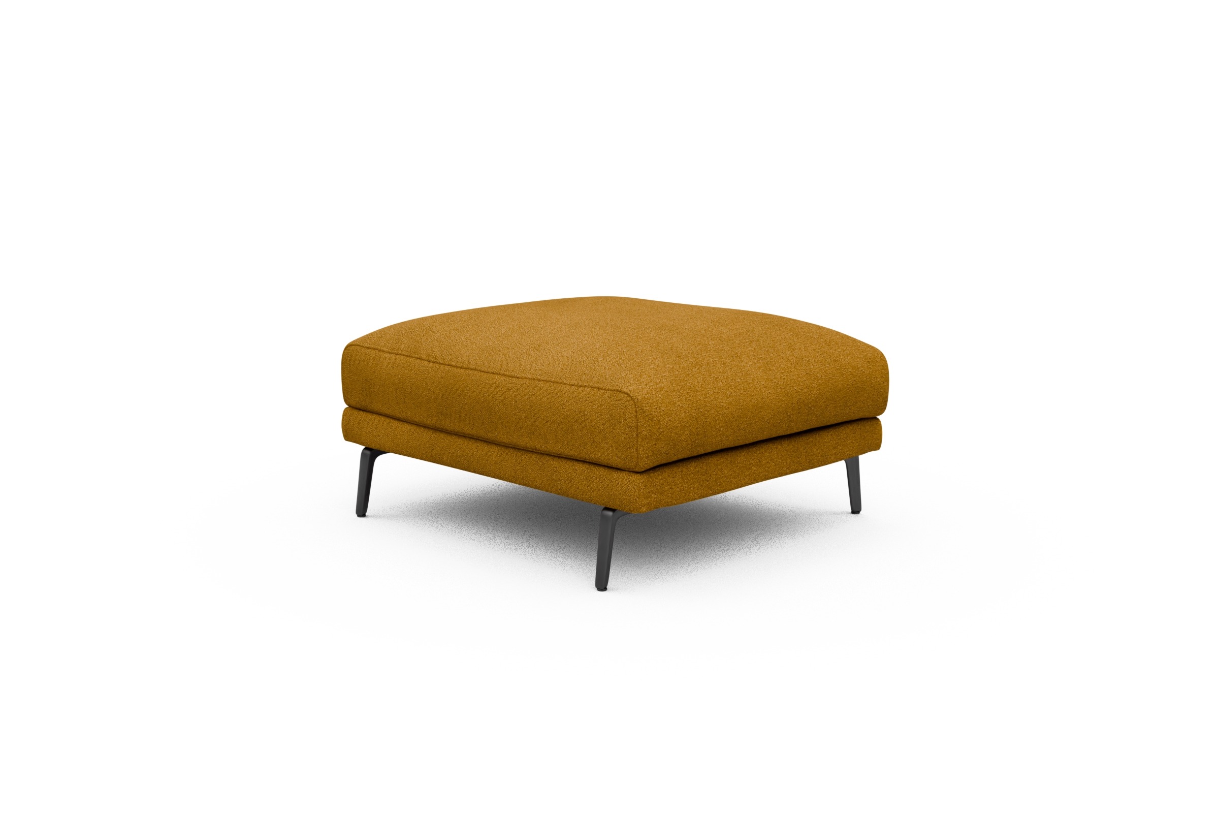 Sitzhocker Karl Boucle-Ochre