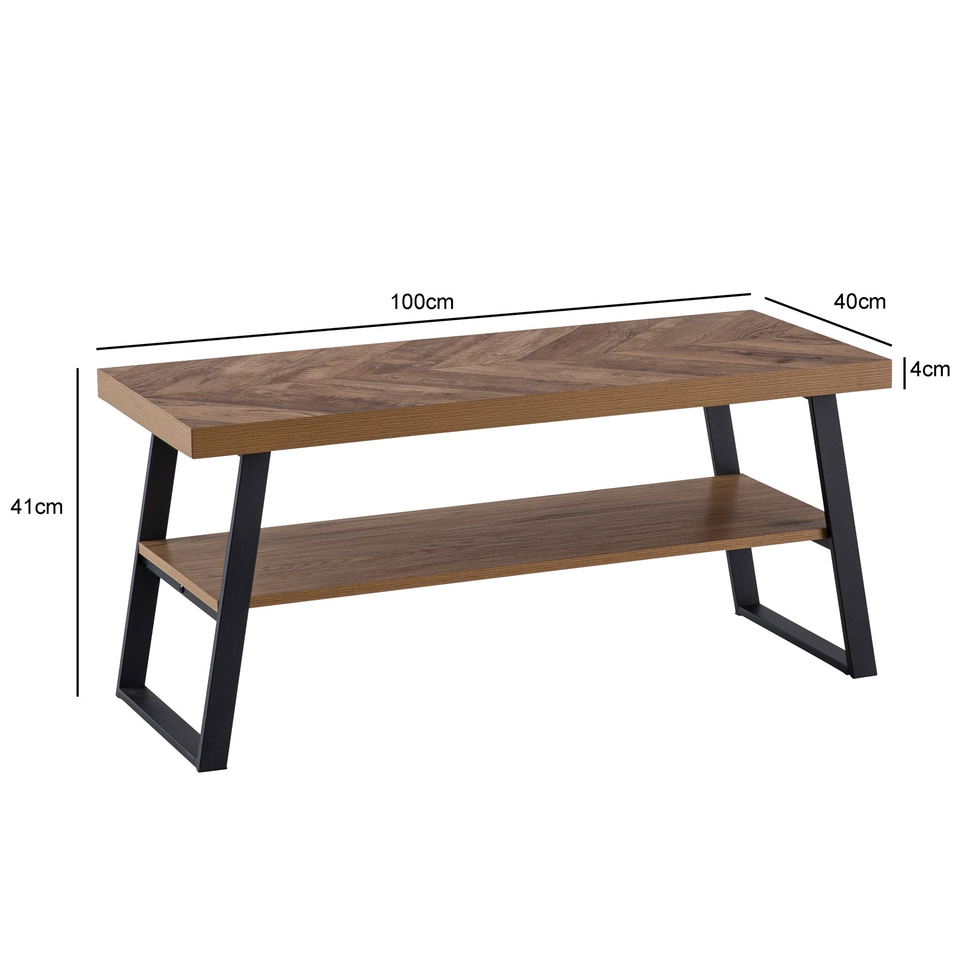 Schuhbank Gressvik Braun 100 × 40 × 41 cm