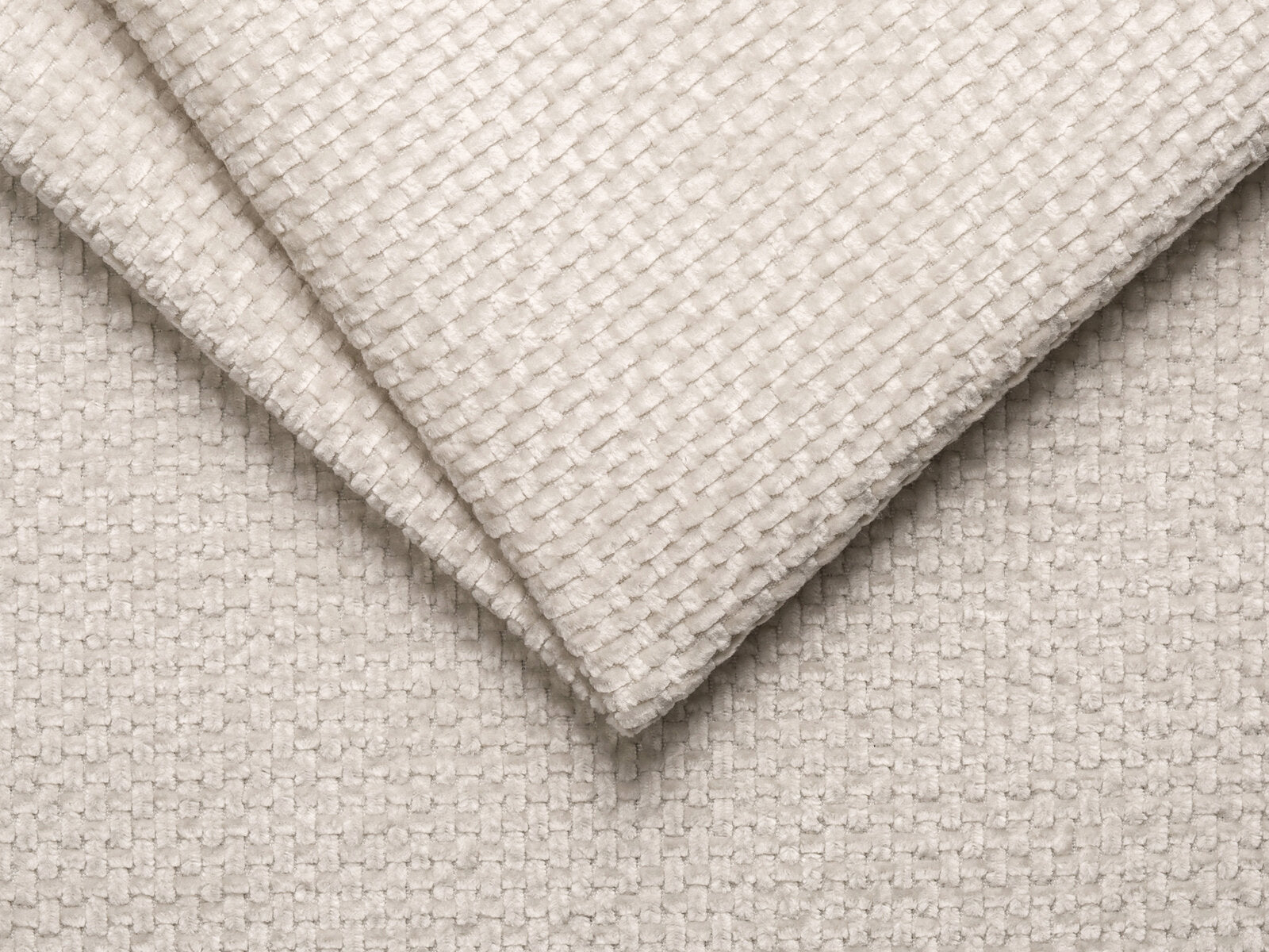 Micadoni Molino Panoramasofa Rechts Chenille Eden Helles Beige