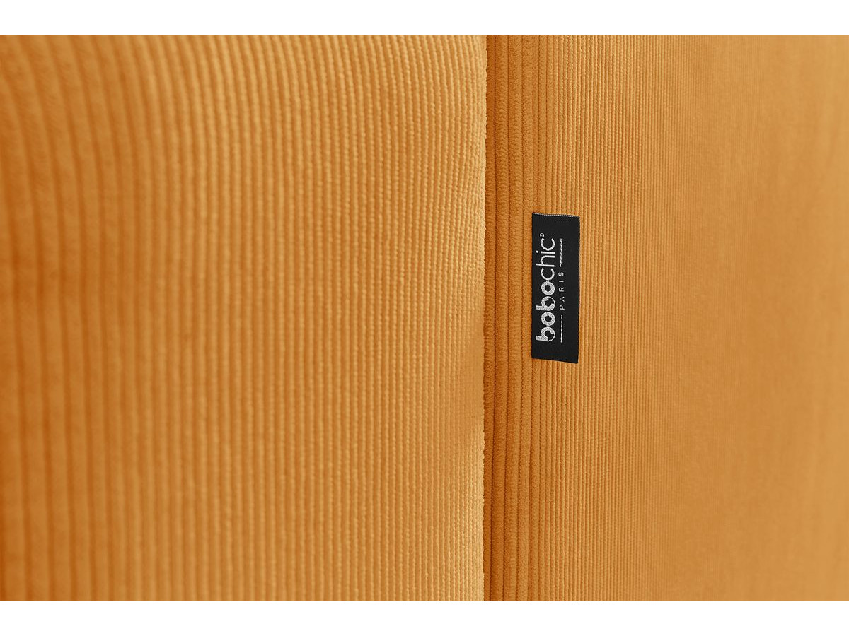 Bobochic Envy Wohnlandschaft mit Pouf Cordsamt Gelb