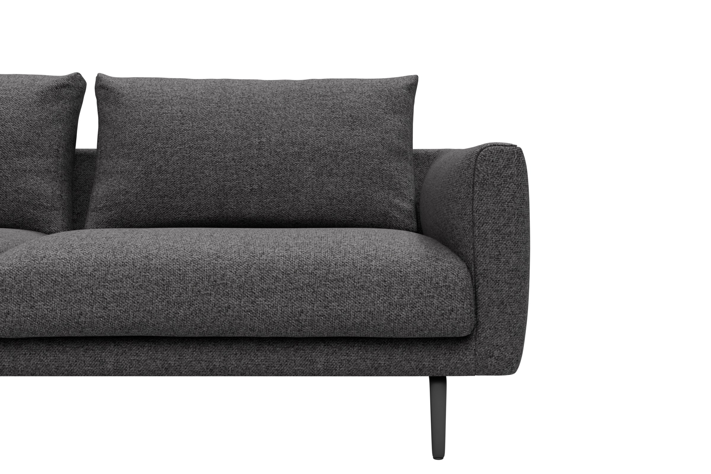 Sofa Karl 2-5-Sitzer Sama-Antracite