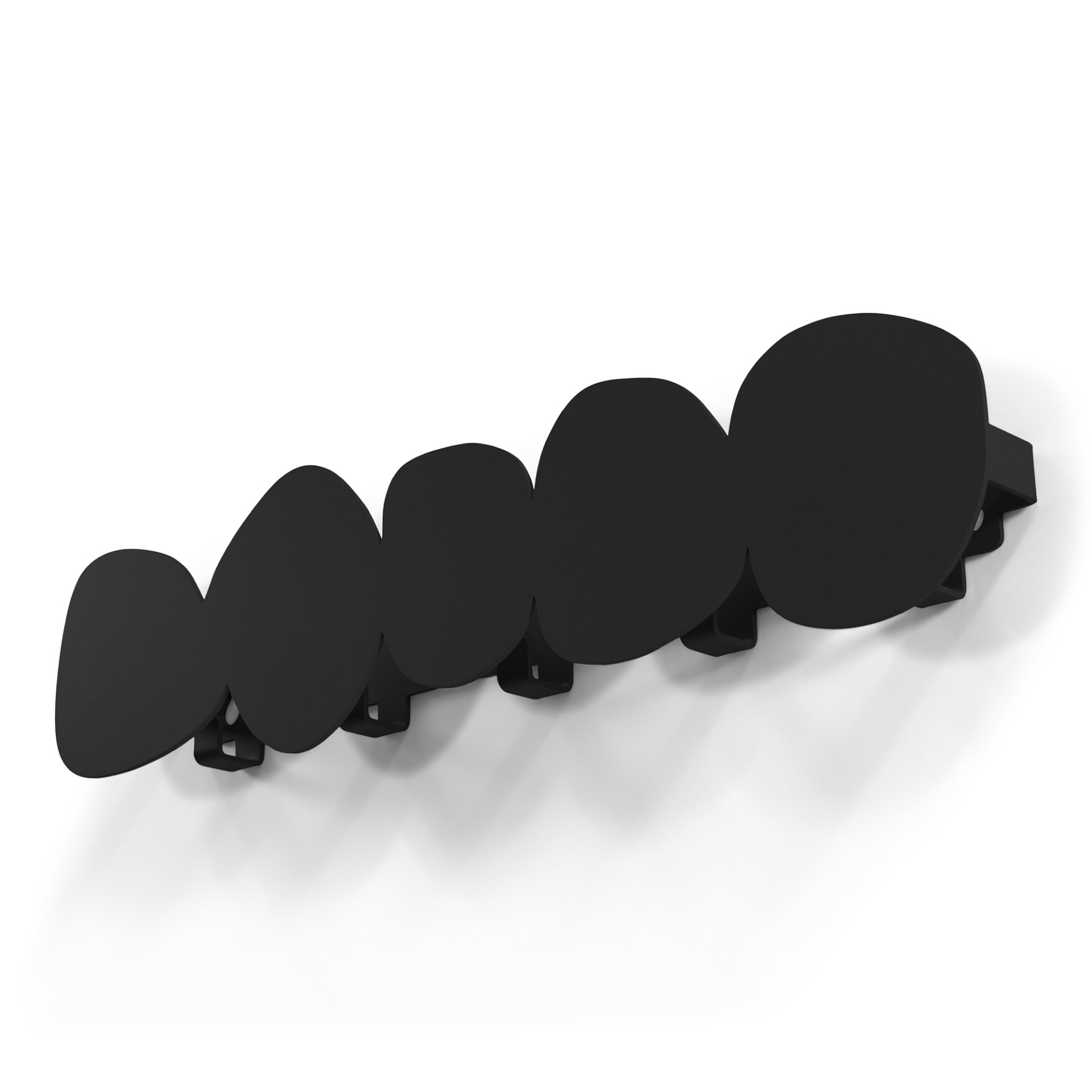 Spinder Design Wandgarderobe Tumulo Medium Schwarz