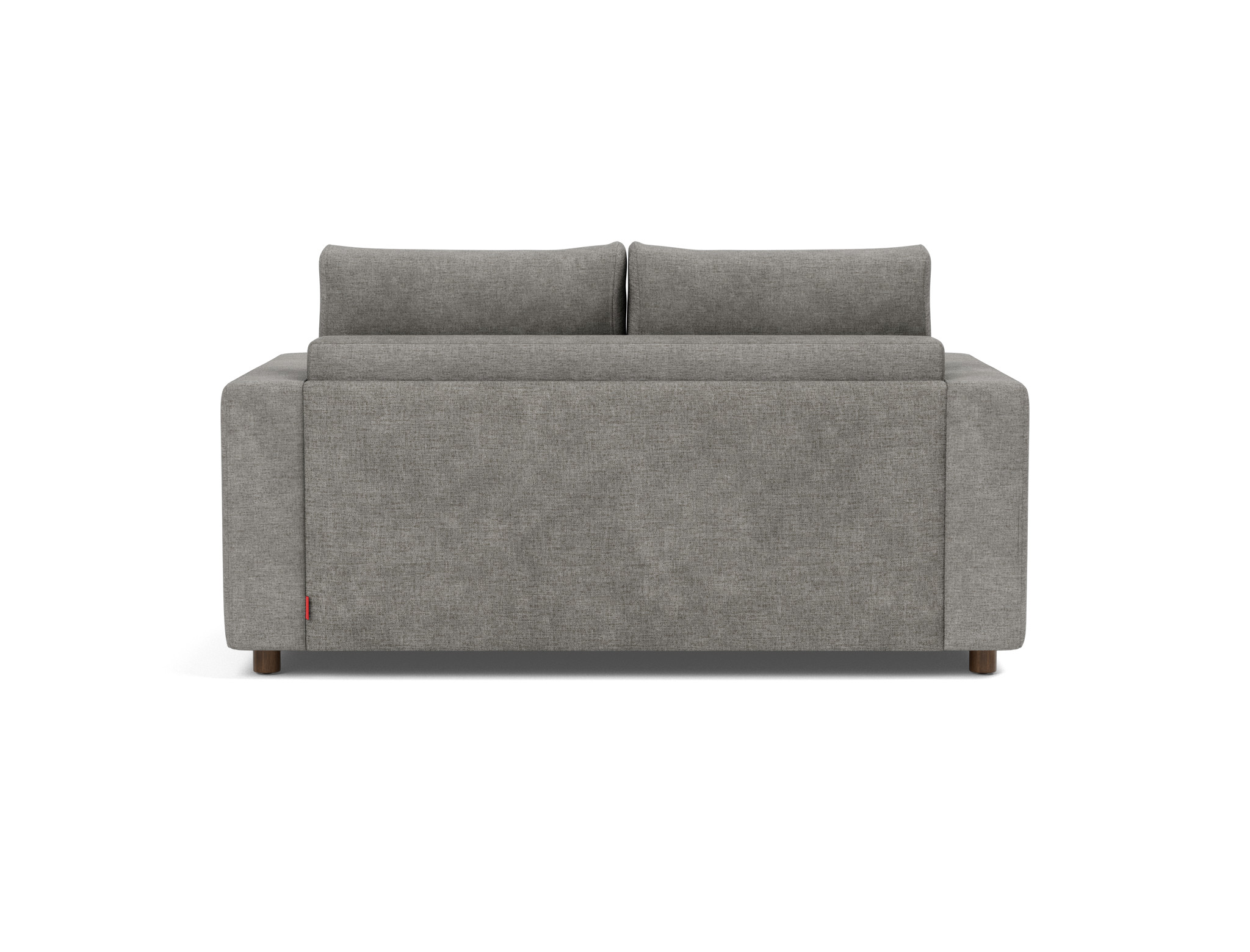 Schlafsofa Neah mit Standard-Armlehnen 140 Flachgewebe Avella 282-Warm-Grey