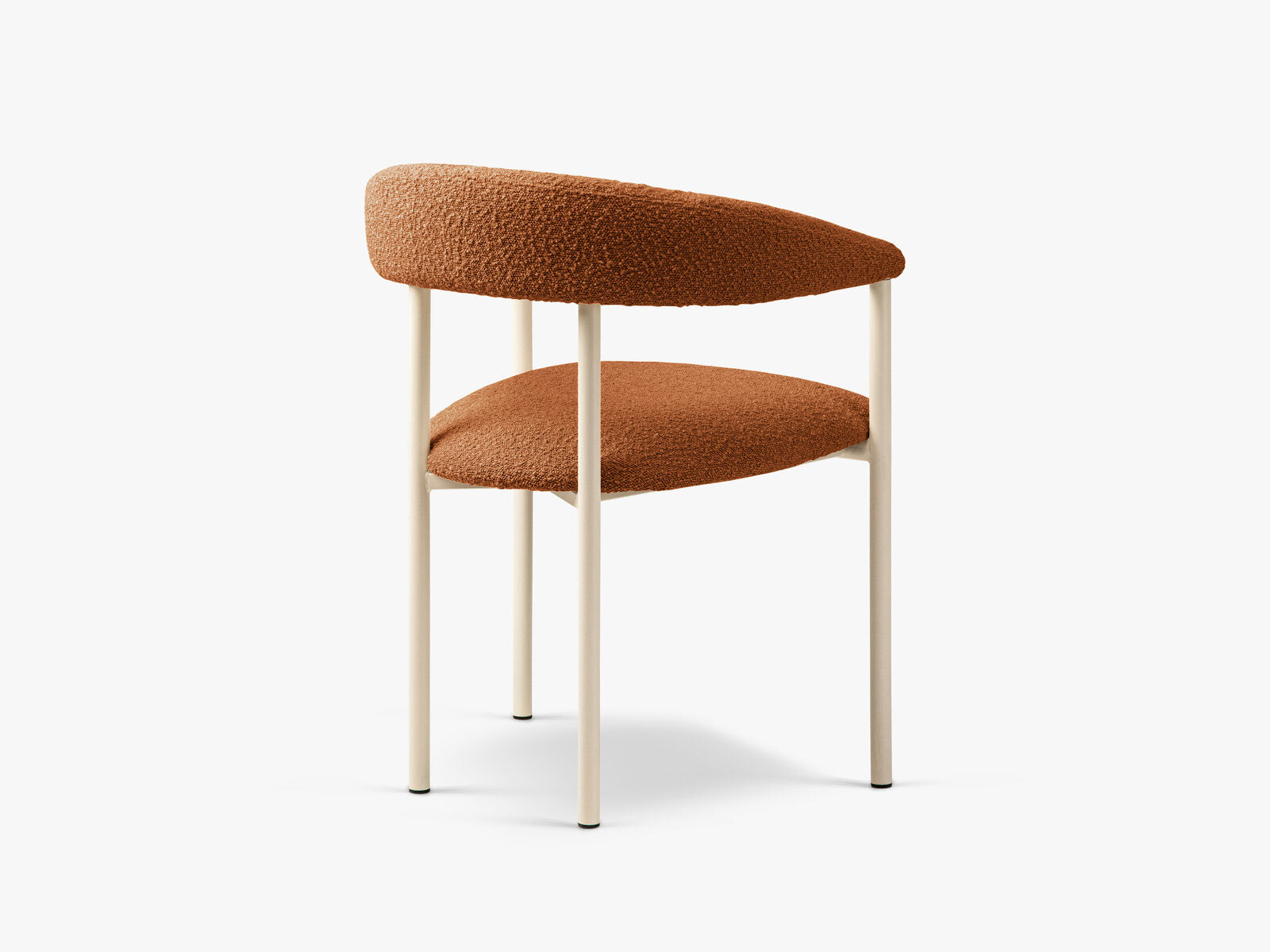 Micadoni Stuhl Lea Boucle Baloo Terrakotta Creme
