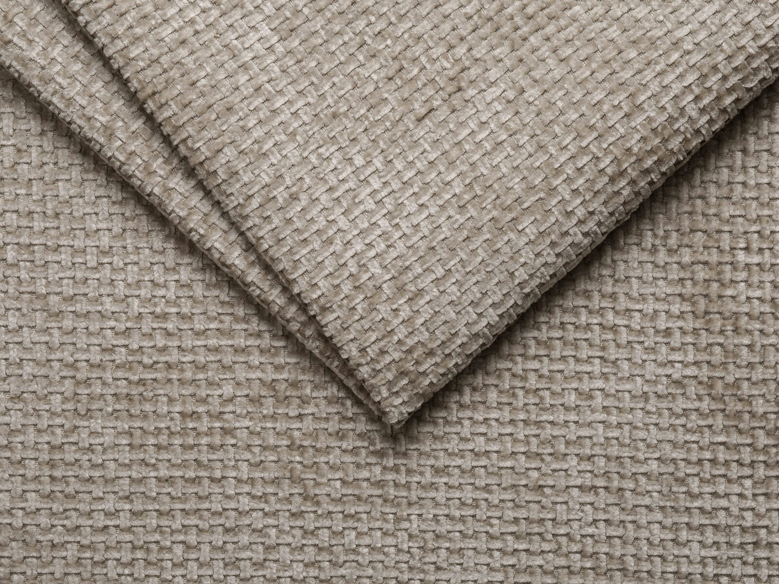 Micadoni Sofa Lupine 3-Sitzer Chenille Eden Dunkelbeige