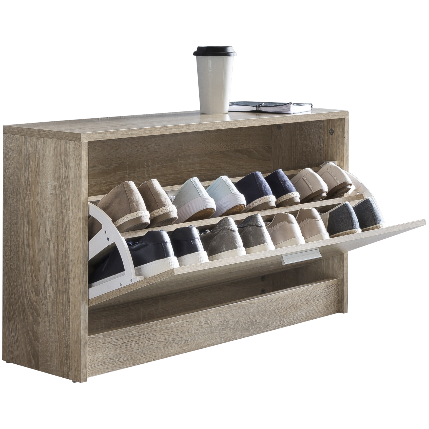 Schuhbank Notero Sonoma 80 × 24 × 47 cm