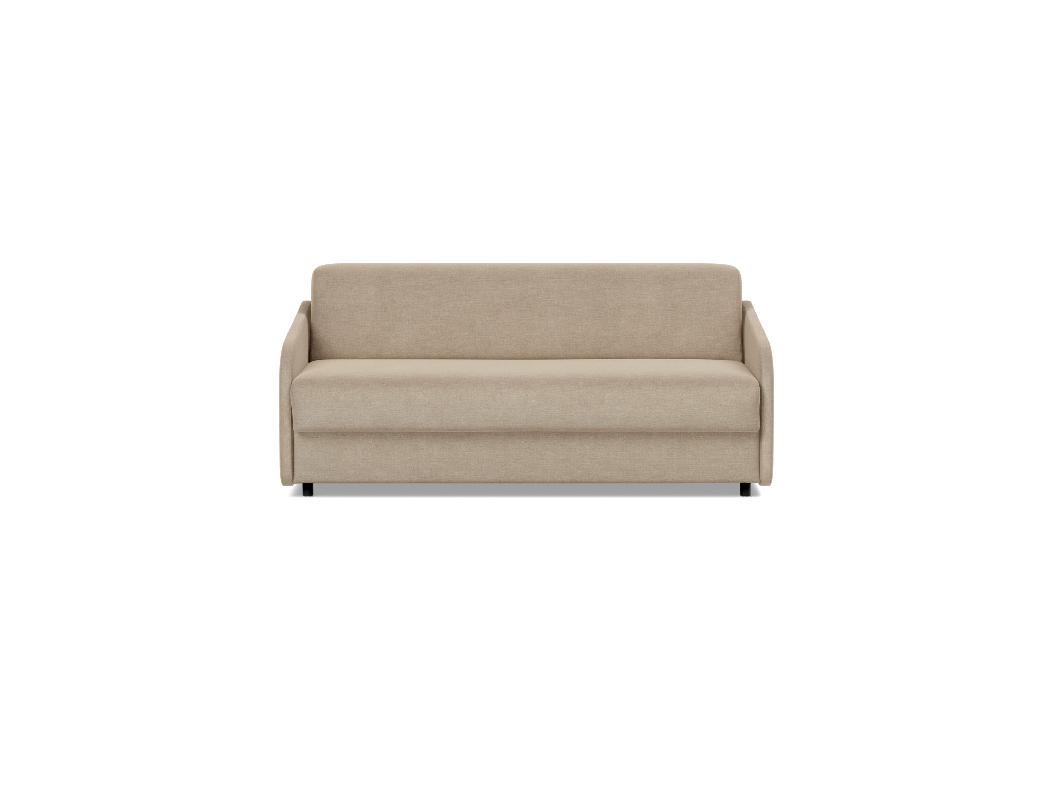 Schlafsofa Eivor mit Taschenfederkernmatratze 140 Flachgewebe Phobos 587-Mocha