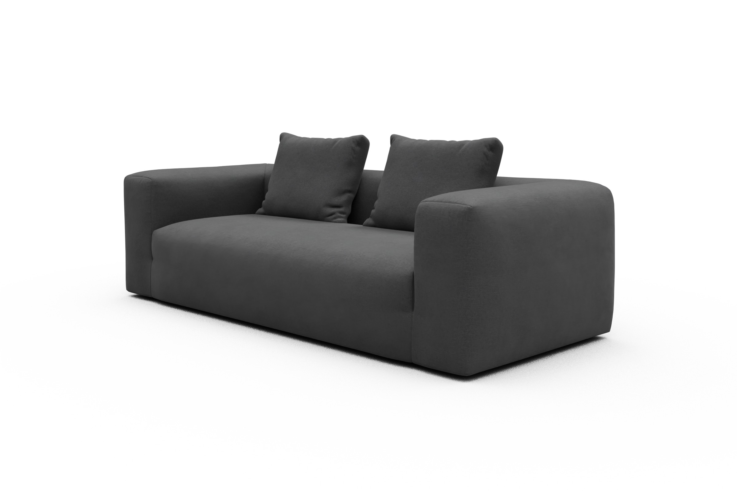 Sofa Fred 3-Sitzer Satya-Zinc