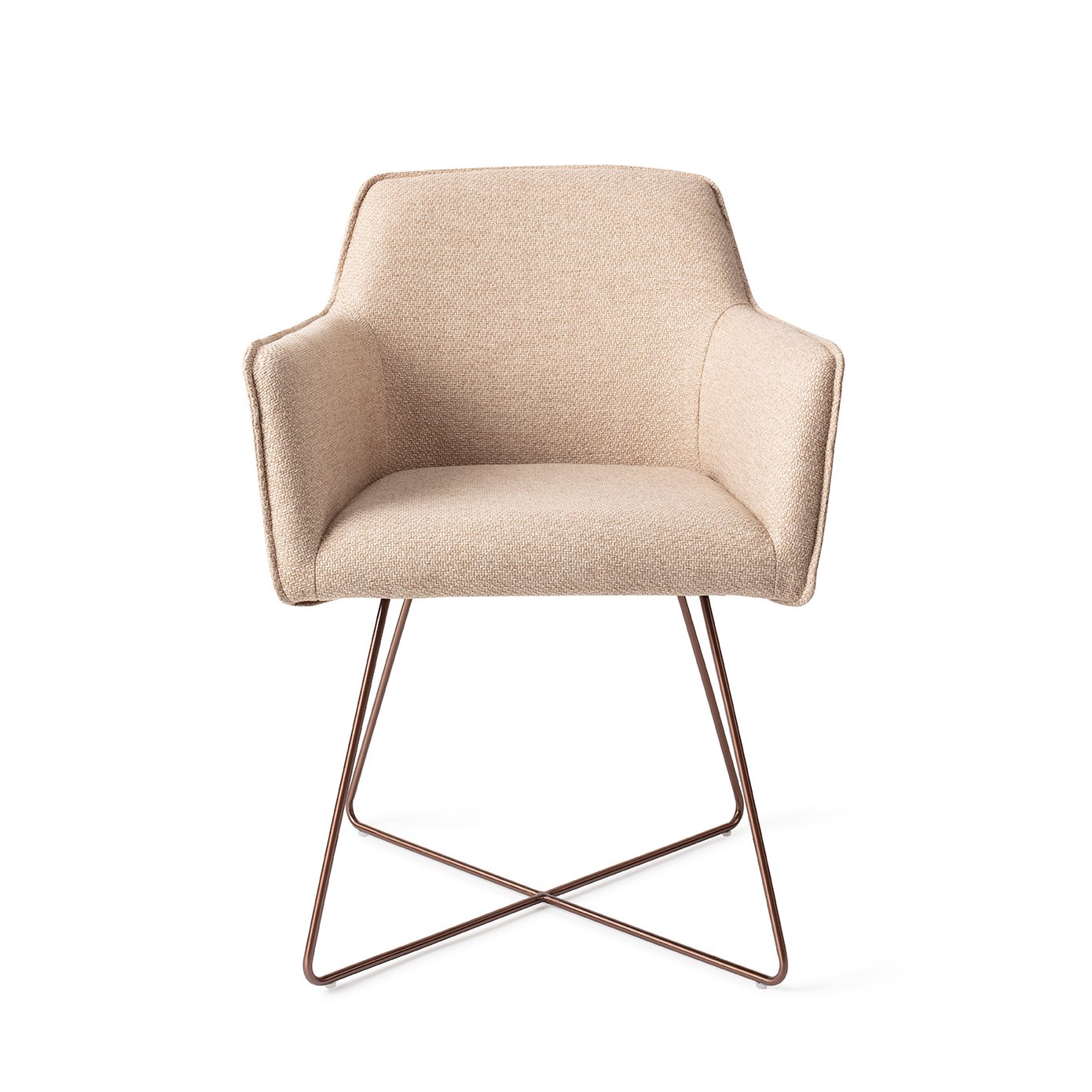 Jesper Home Esszimmerstuhl Hofu Wild-Walnut Cross Rosa moebelfaktor