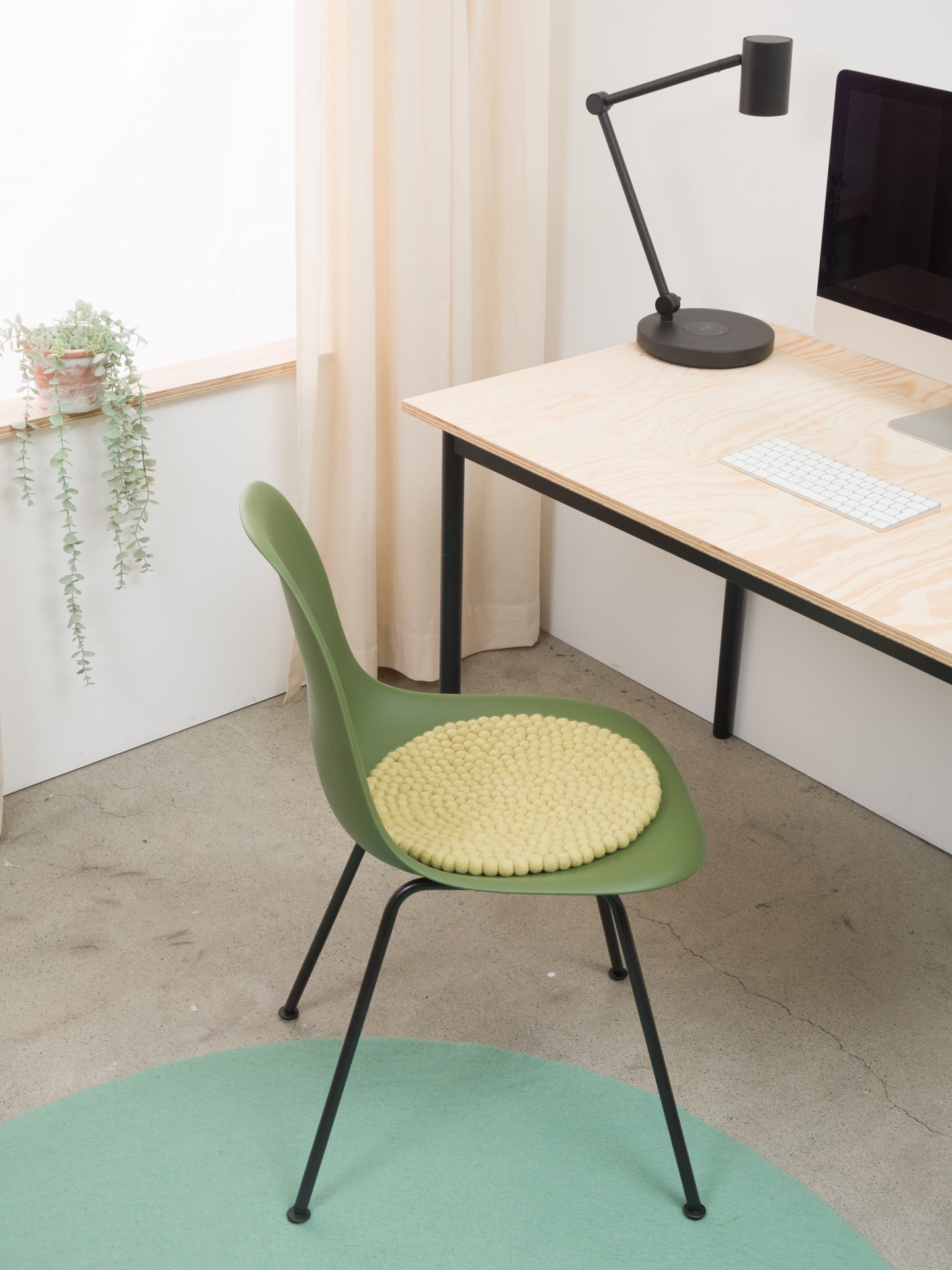 myfelt Pitt - Filzkugel Sitzauflage rund