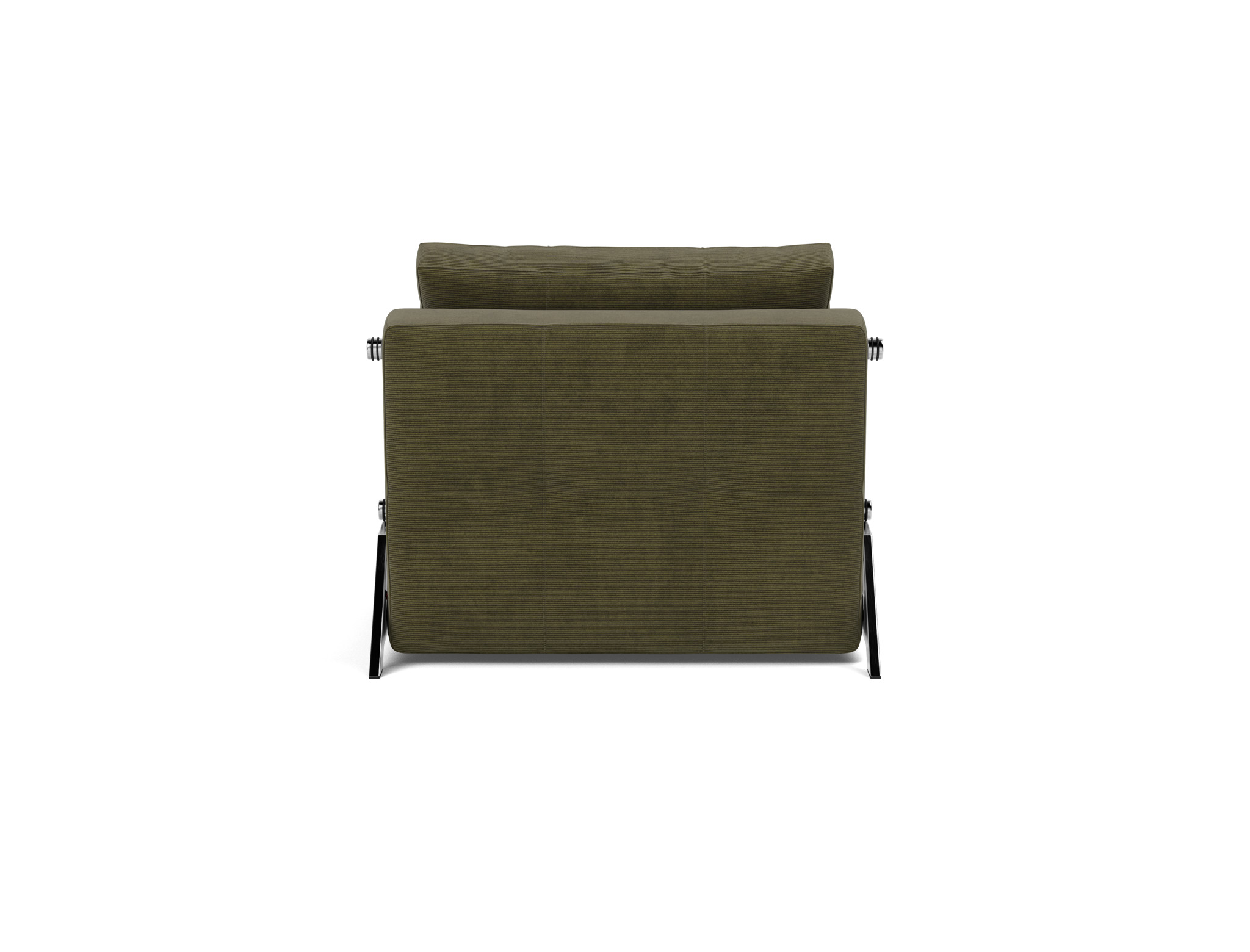 Schlafsessel Cubed 90 Kord Cordufine 316-Pine-Green Beine Chrom