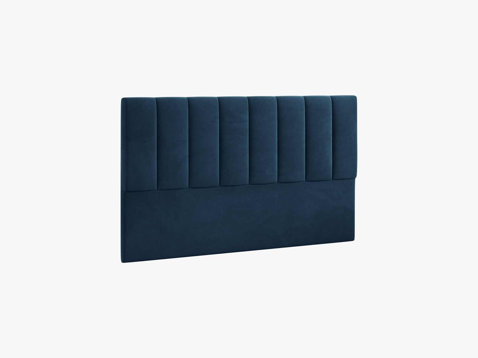 Micadoni Marl Samtiger Kopfteil 140 cm (H 95 cm) Samt Magic Velvet Marineblau 160x95