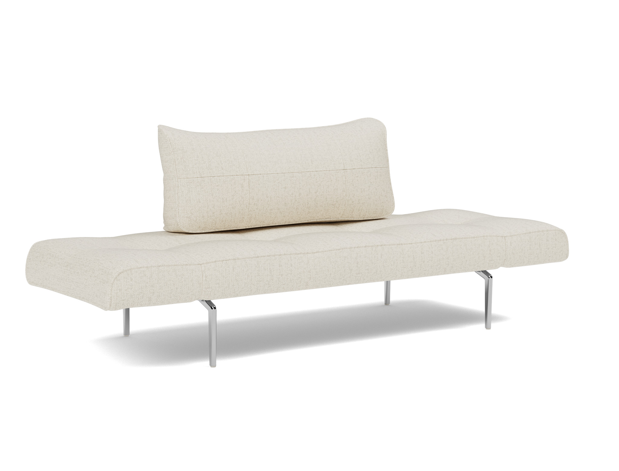 Tagesbett Zeal Boucle Skandi 531-Off-White Beine Straw Aluminium
