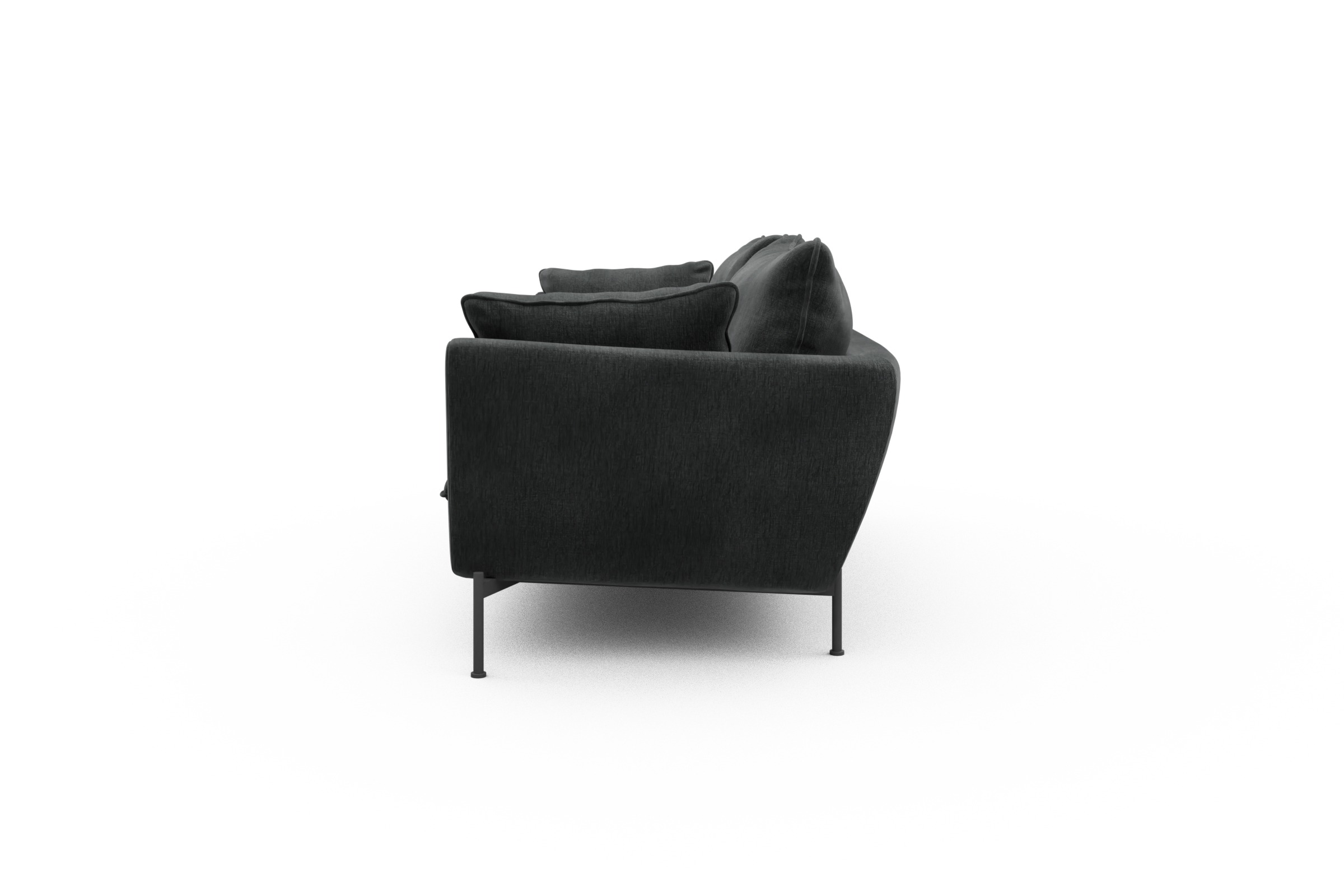 Sofa Anton PREMIUM 3-Sitzer Smooth-Deep-Warm-Grey