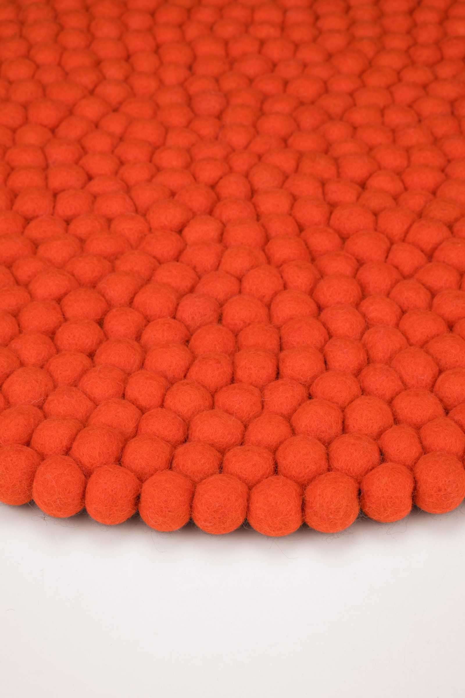 myfelt Mats Filzkugel-Sitzauflage Rotorange Ø 36 cm