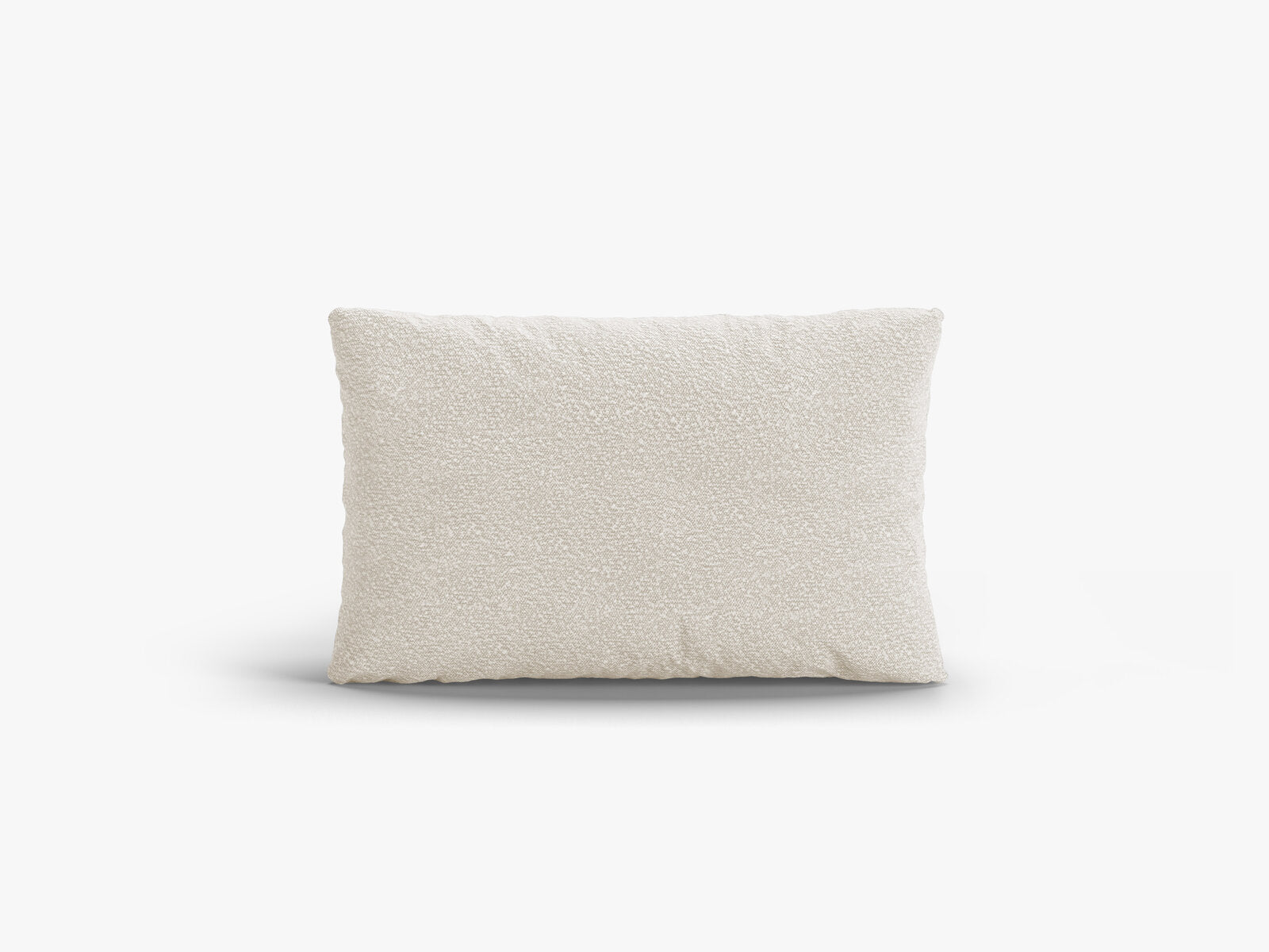 Micadoni Kissen Poppy Boucle Baloo Weiß 30x50