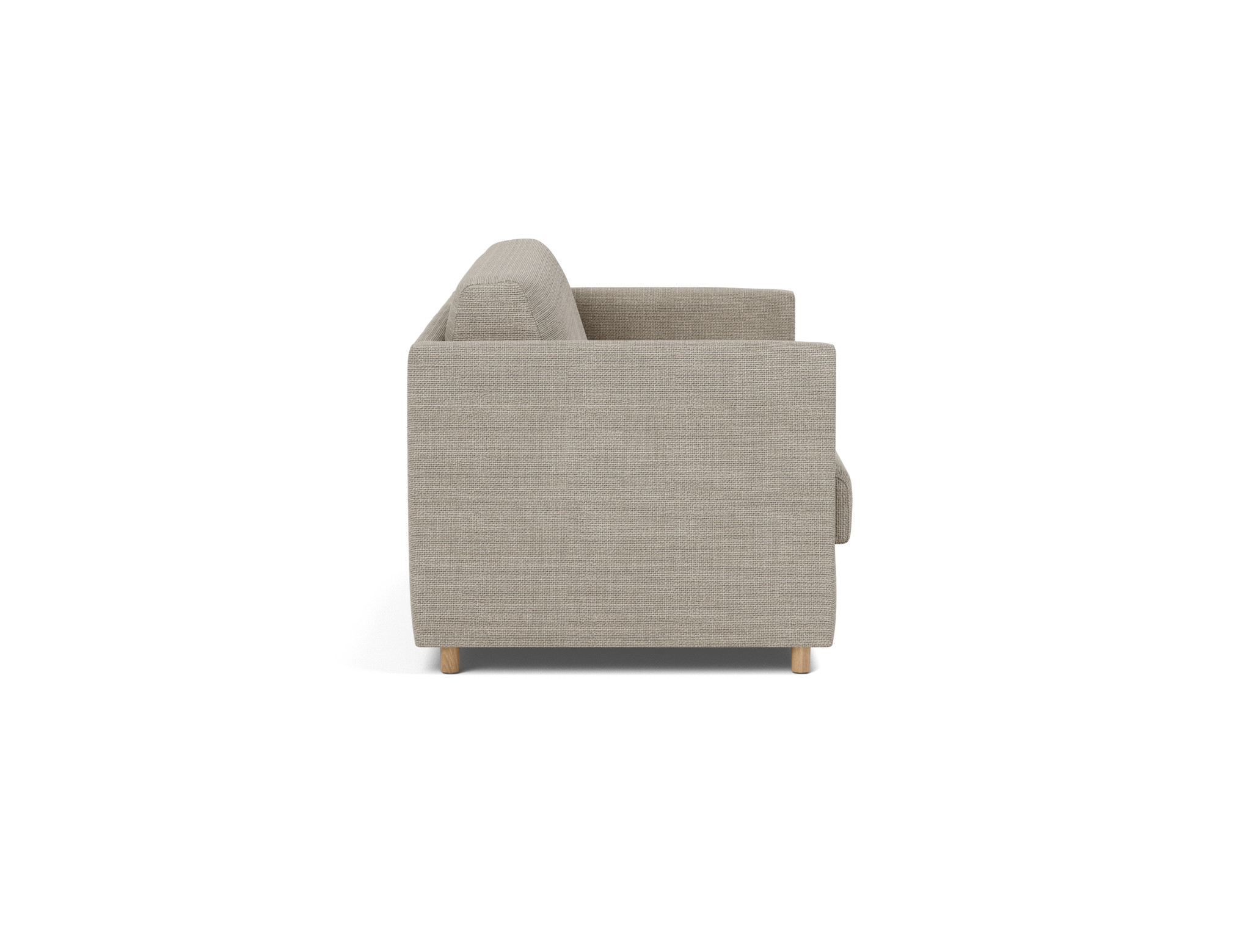 Schlafsofa Olan Strukturierter Stoff Kenya 579-Gravel