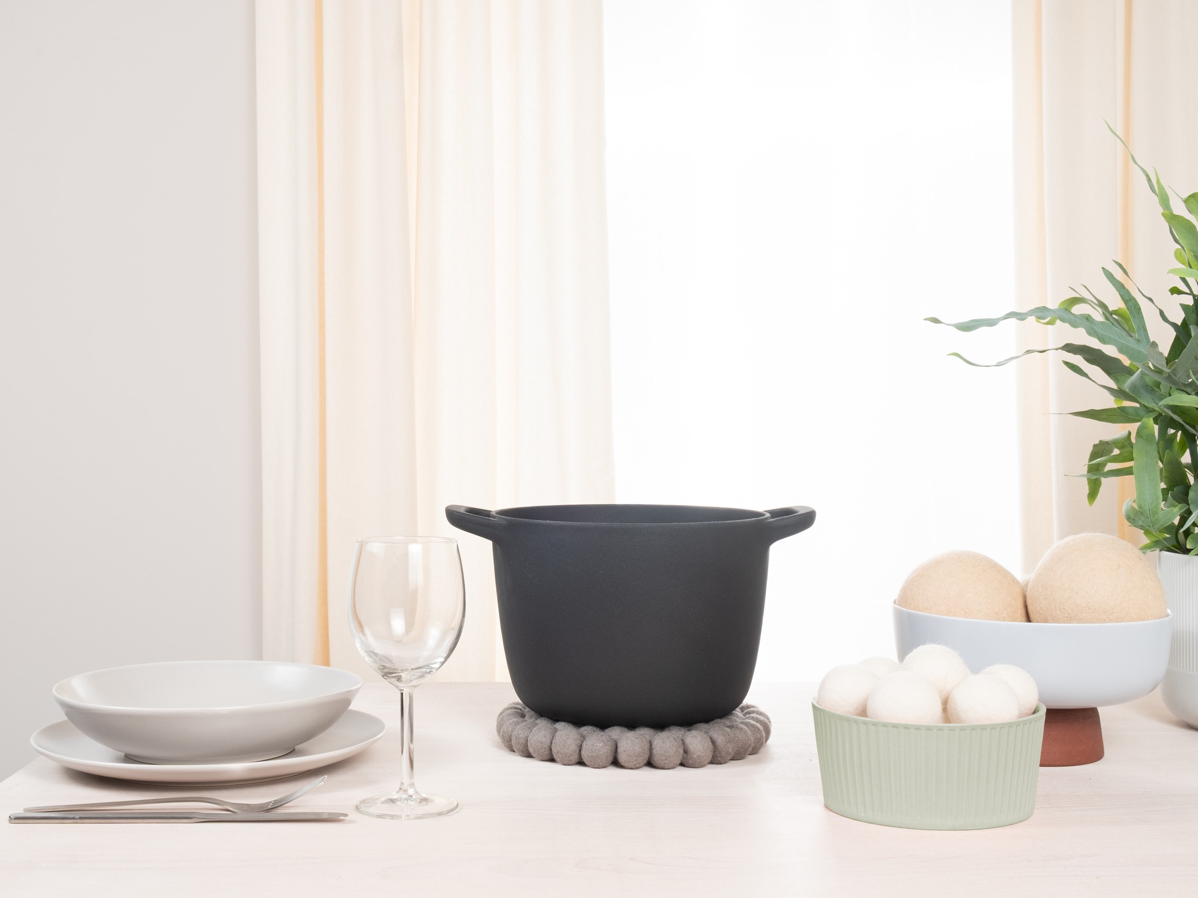 myfelt Kian Topfuntersetzer Grau Ø 20 cm